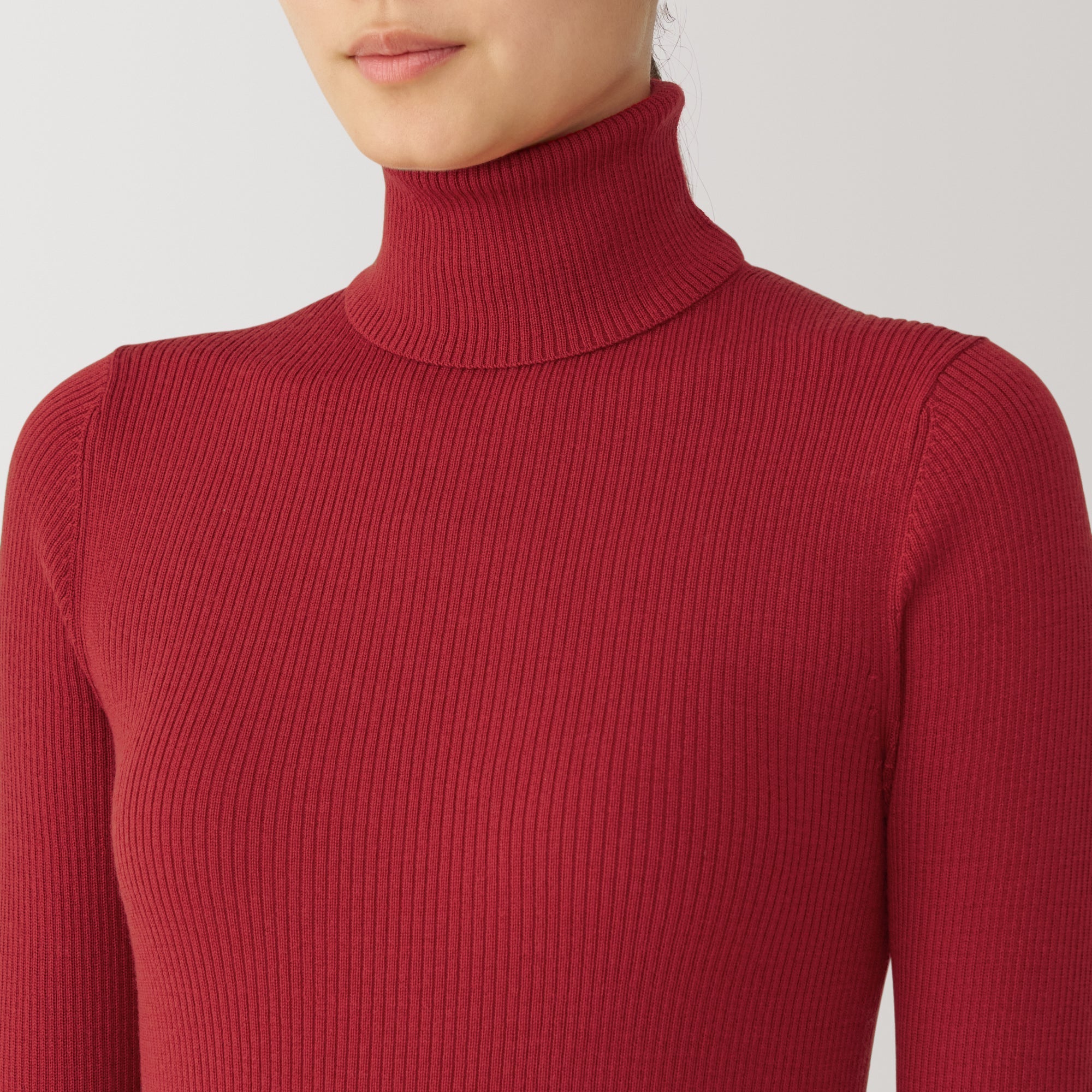 Women's Washable High Gauge Turtleneck Sweater
