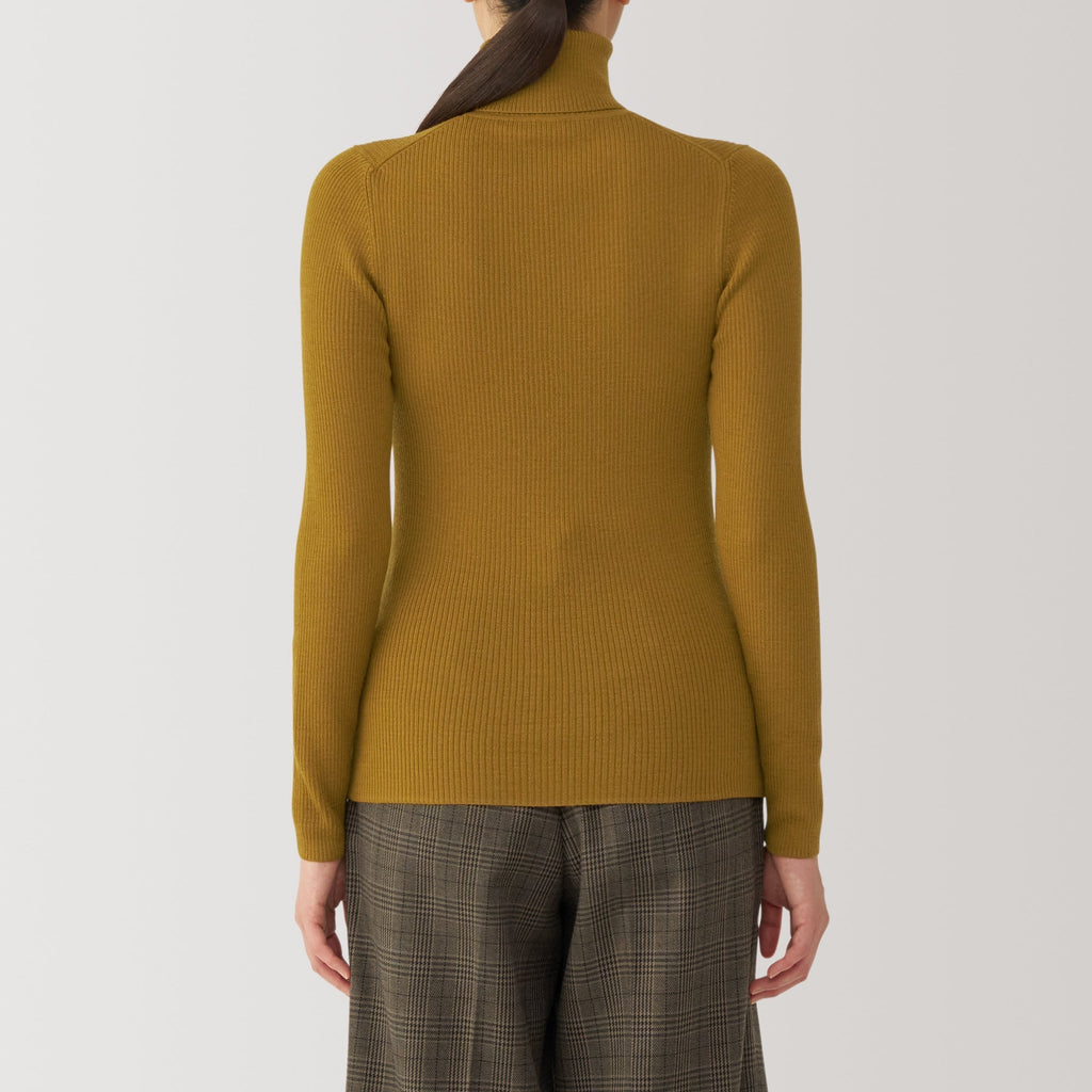 Women's Washable High Gauge Turtleneck Sweater