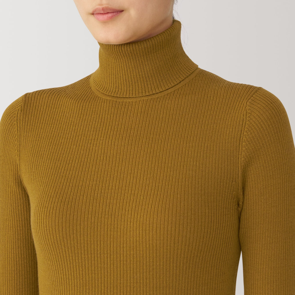 Women's Washable High Gauge Turtleneck Sweater