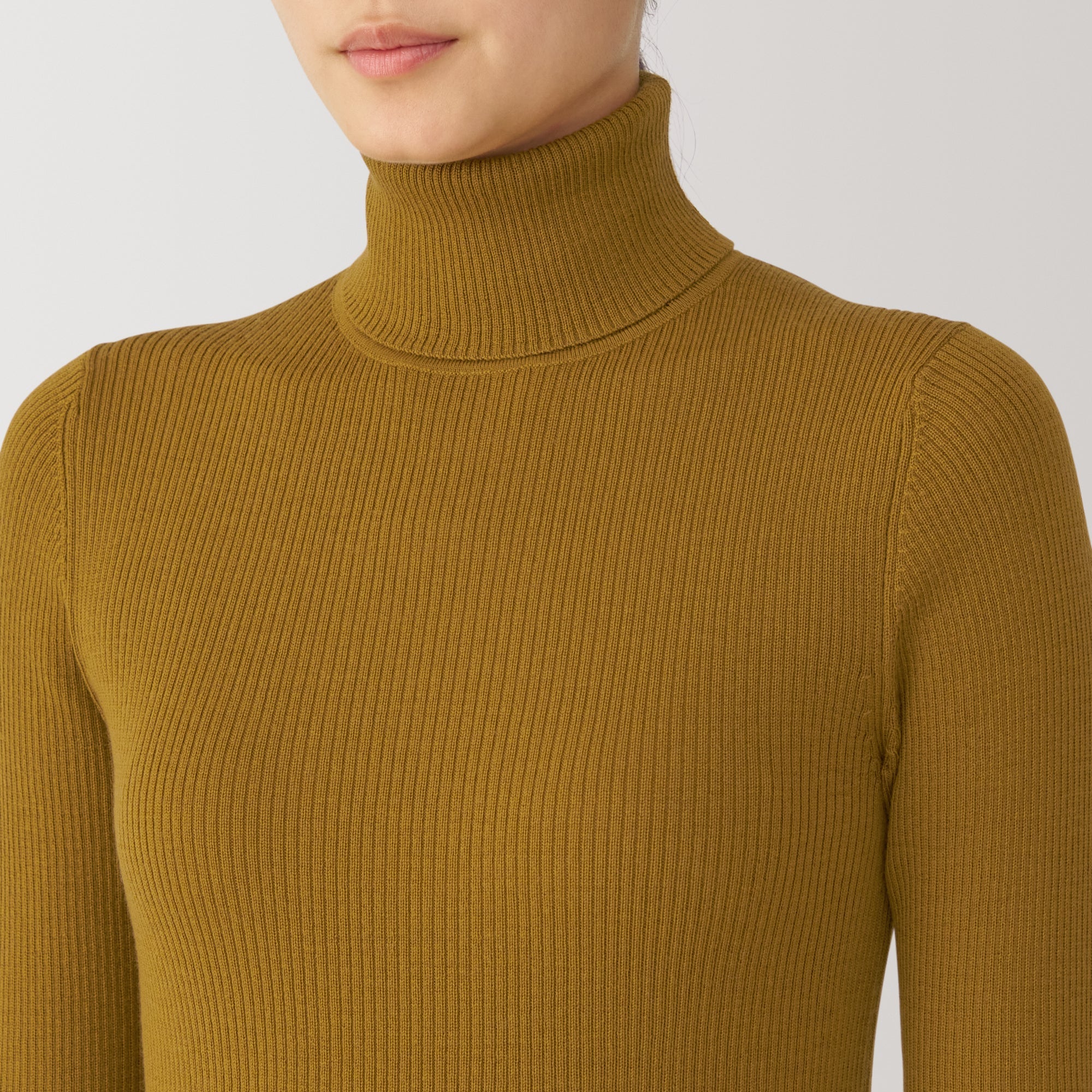 Women's Washable High Gauge Turtleneck Sweater