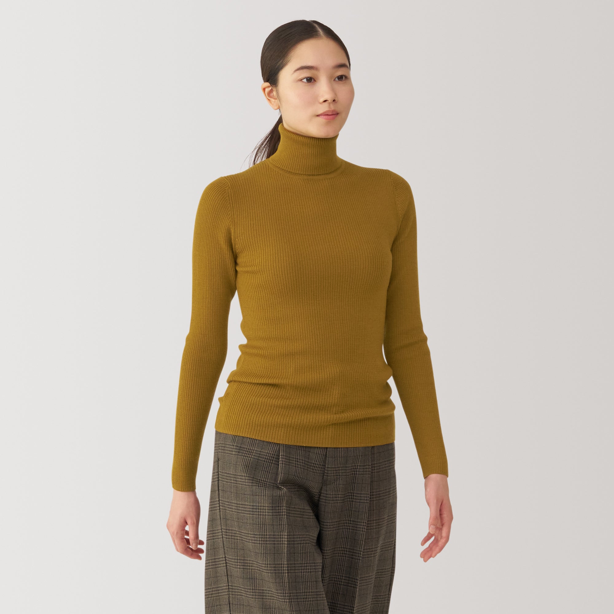 Women's Washable High Gauge Turtleneck Sweater