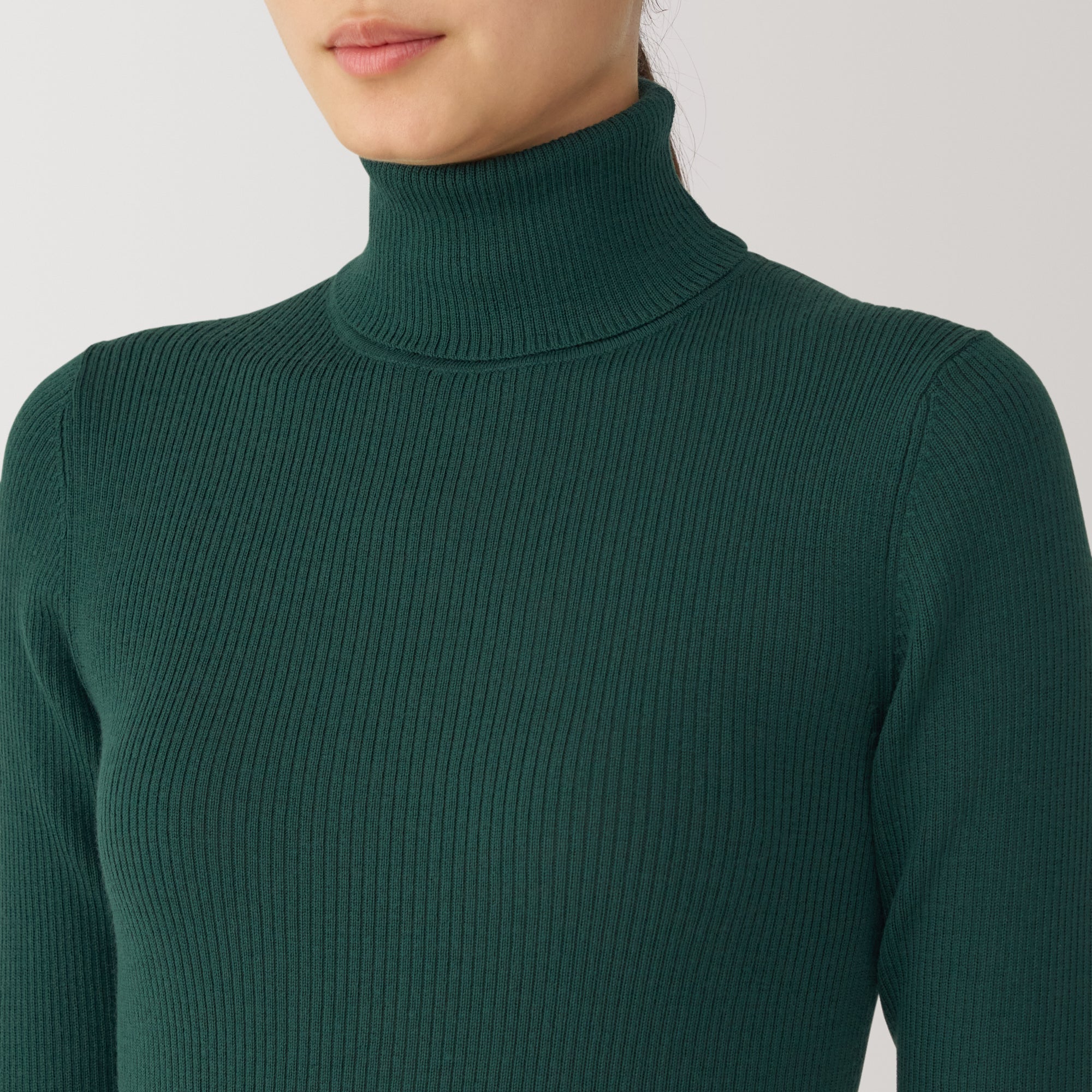 Women's Washable High Gauge Turtleneck Sweater
