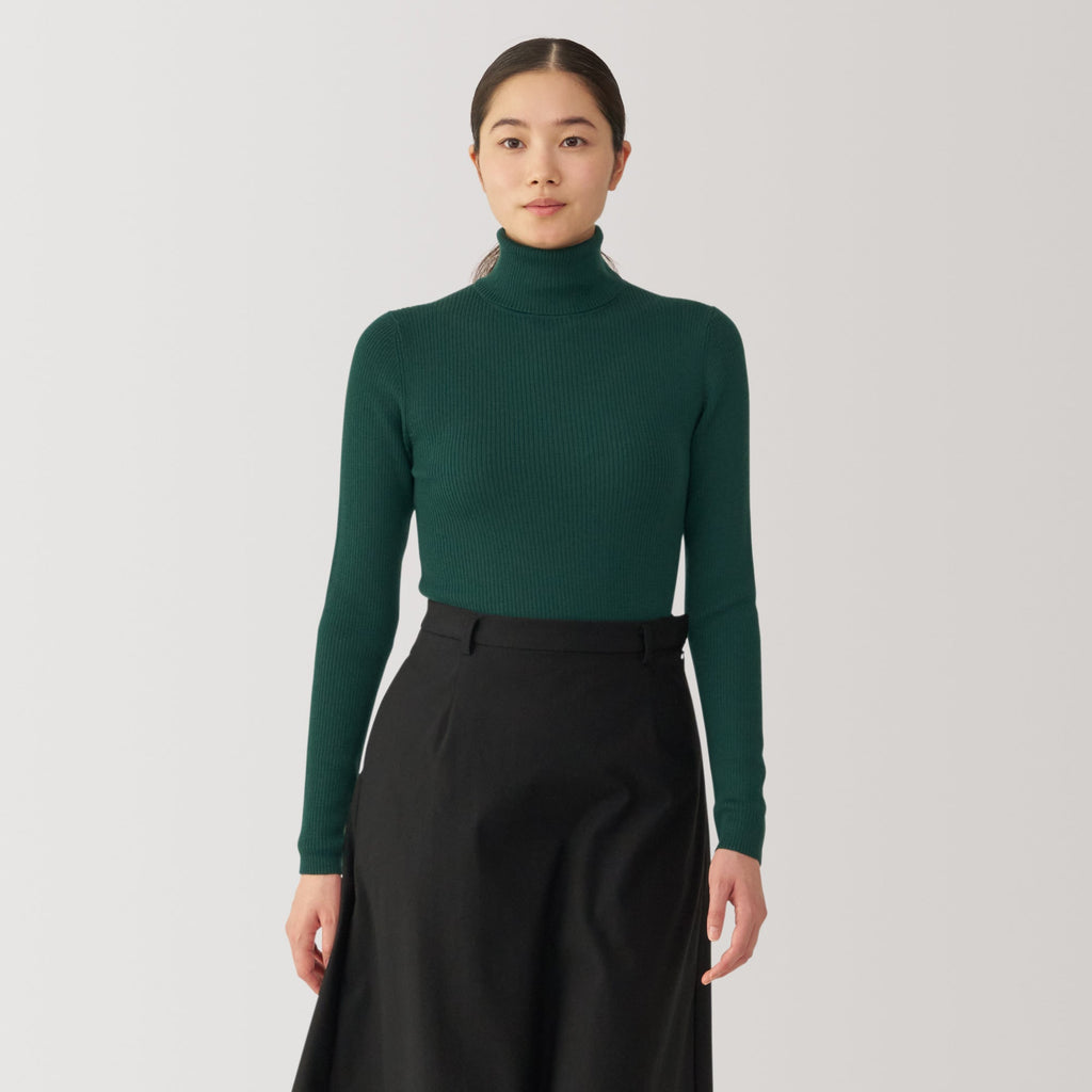 Women's Washable High Gauge Turtleneck Sweater