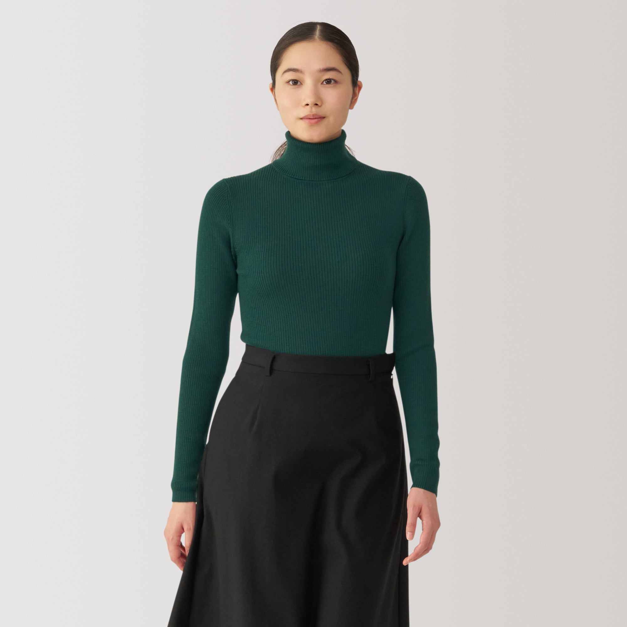 Women's Washable High Gauge Turtleneck Sweater