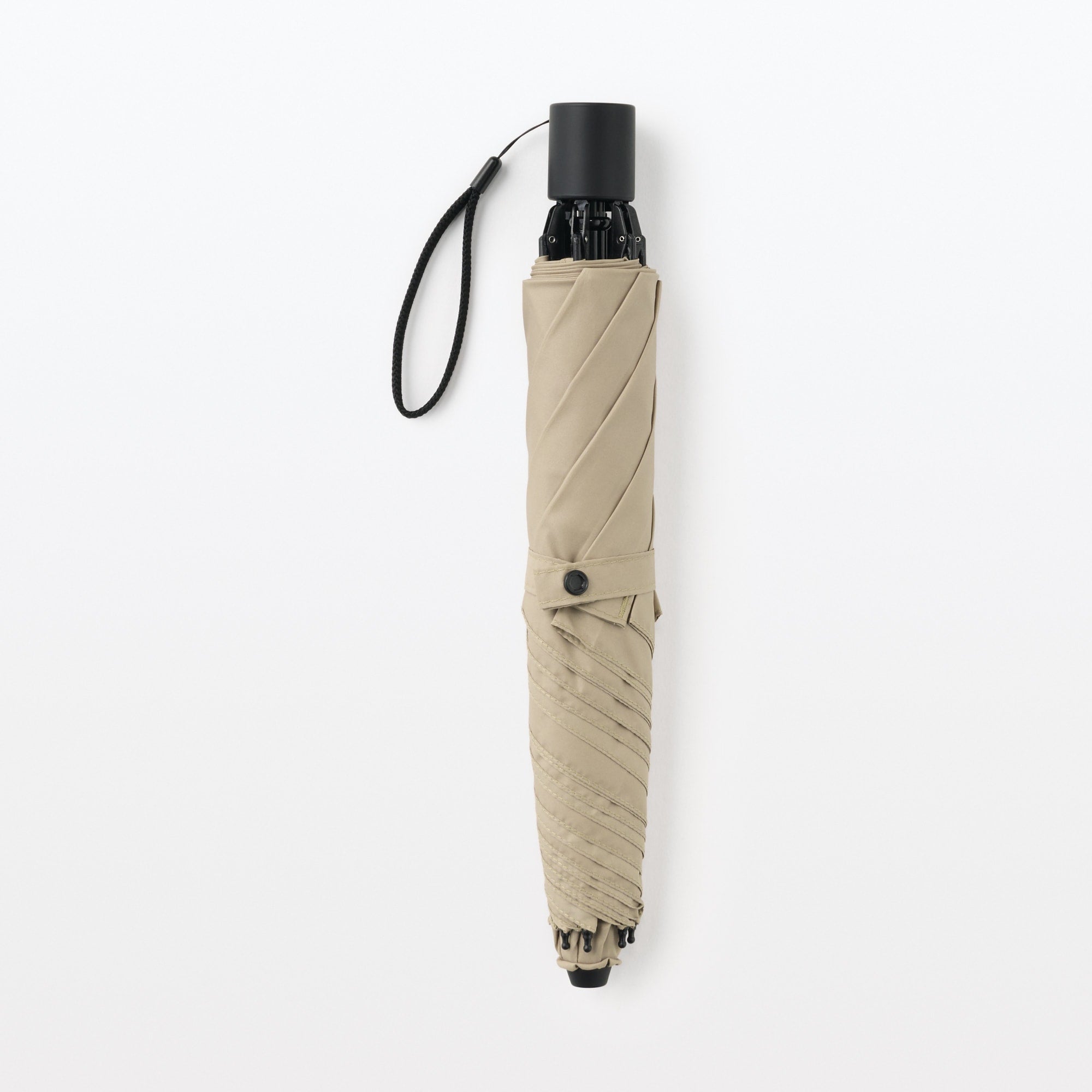 All-Weather 2-Way Foldable Umbrella - Beige