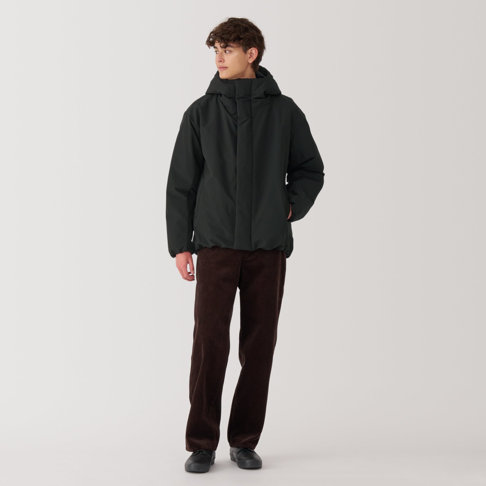 Men's Padded Hooded Jacket