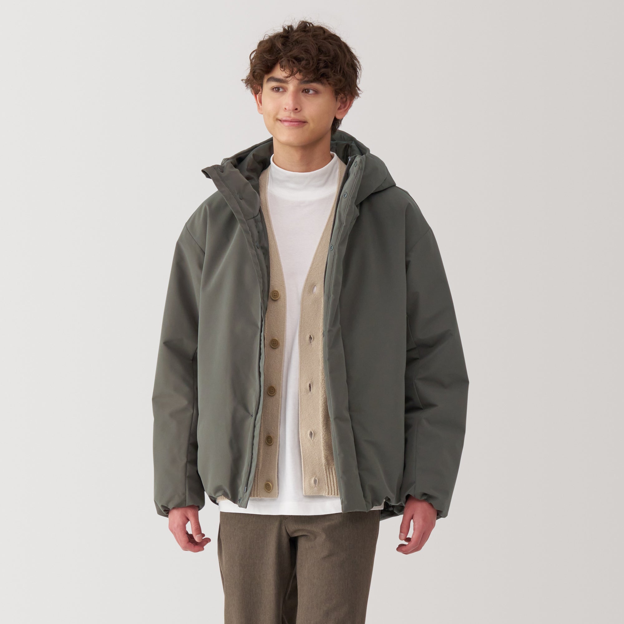 Men's Padded Hooded Jacket