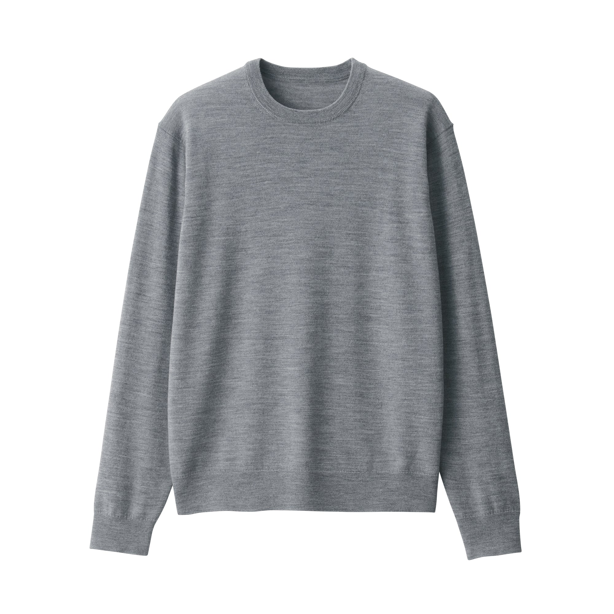 Men's Washable High-Gauge Crewneck Sweater