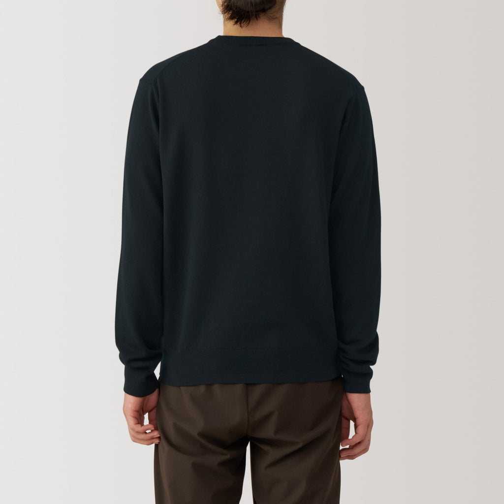 Men's Washable High-Gauge Crewneck Sweater