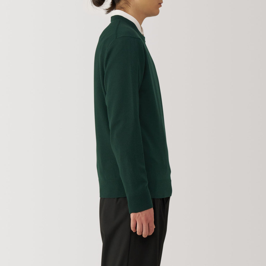 Men's Washable High-Gauge Crewneck Sweater