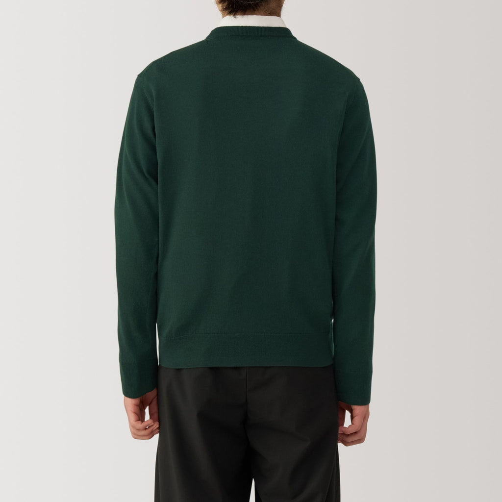 Men's Washable High-Gauge Crewneck Sweater