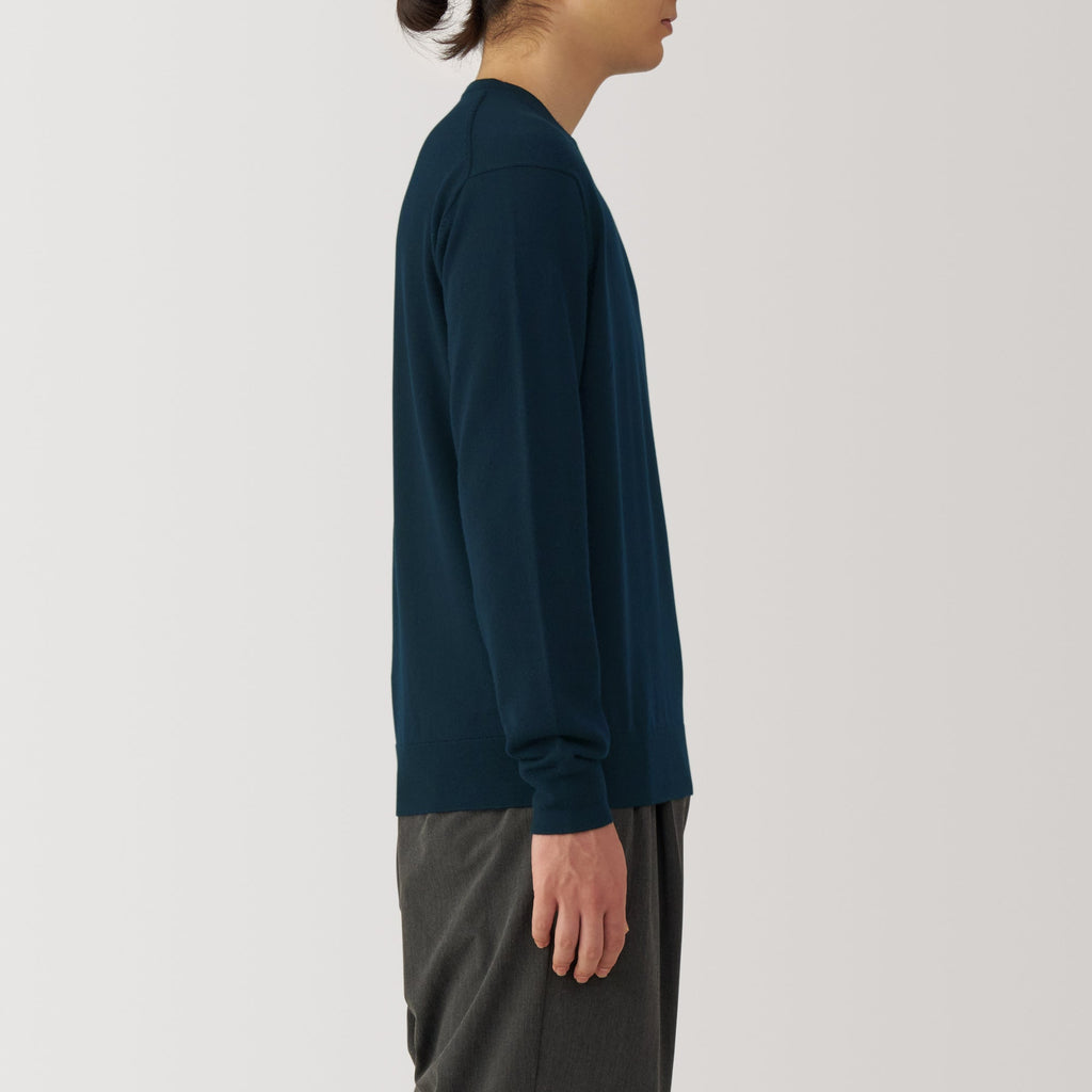 Men's Washable High-Gauge Crewneck Sweater