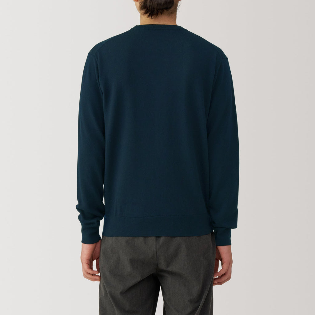 Men's Washable High-Gauge Crewneck Sweater