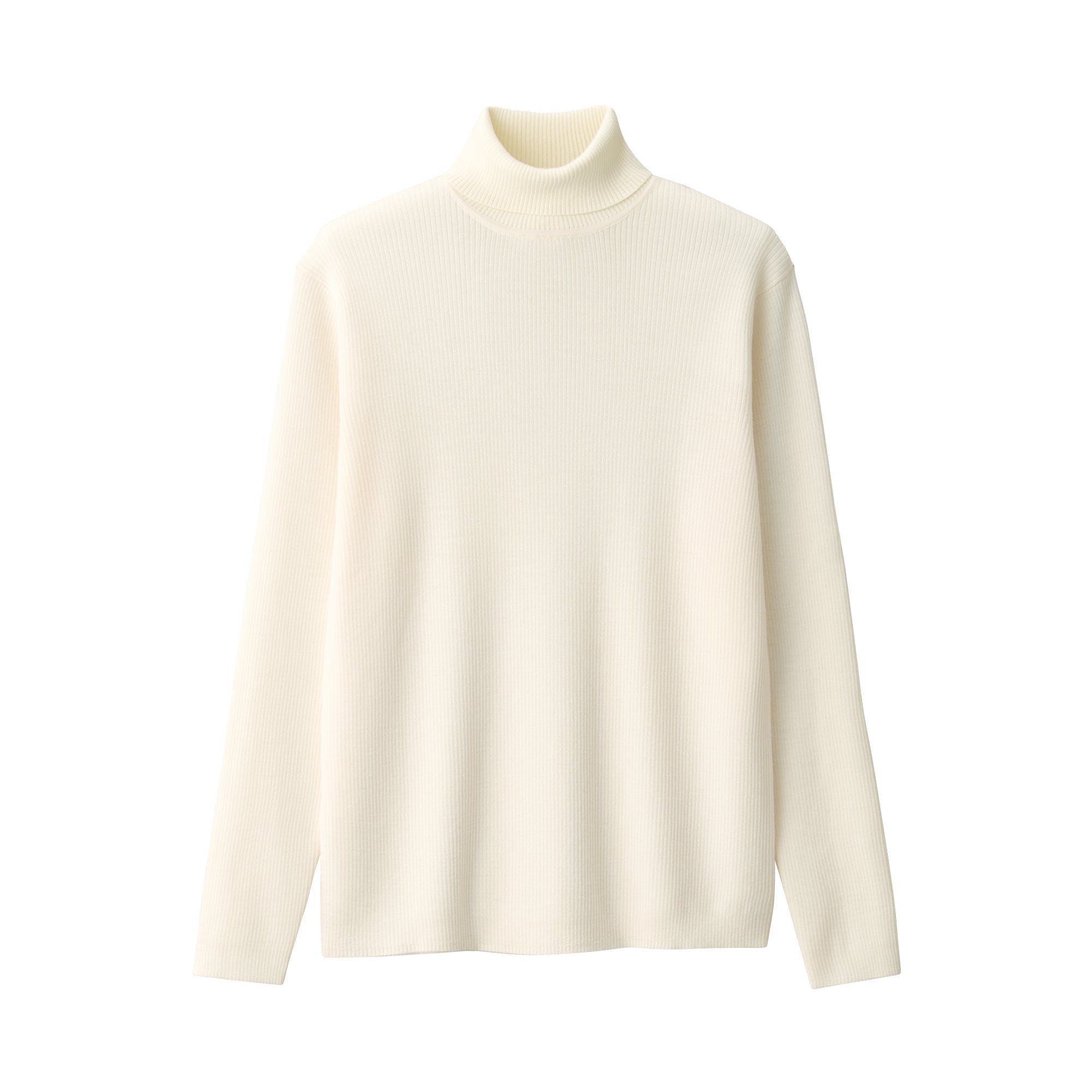 Men's Washable High-Gauge Turtleneck Ribbed Sweater