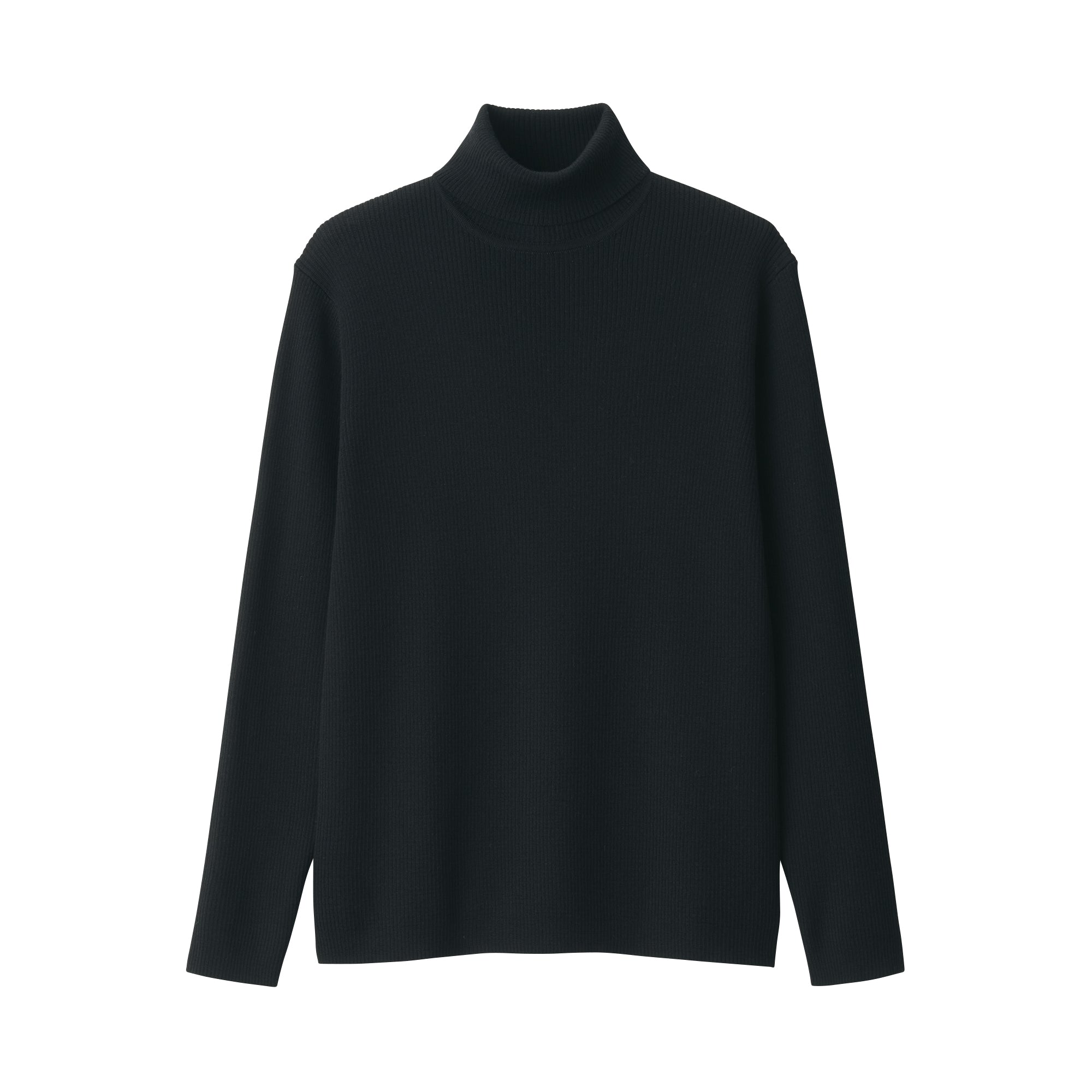 Men's Washable High-Gauge Turtleneck Ribbed Sweater
