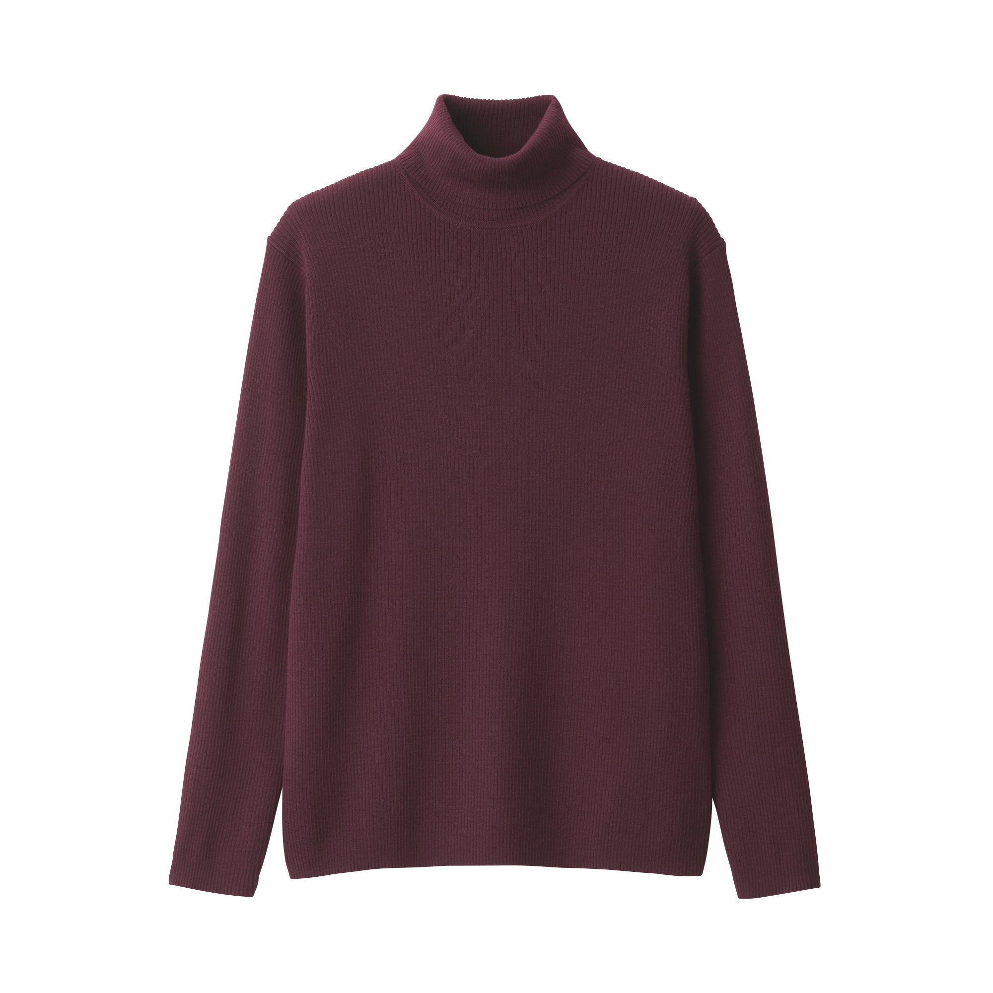 Men's Washable High-Gauge Turtleneck Ribbed Sweater