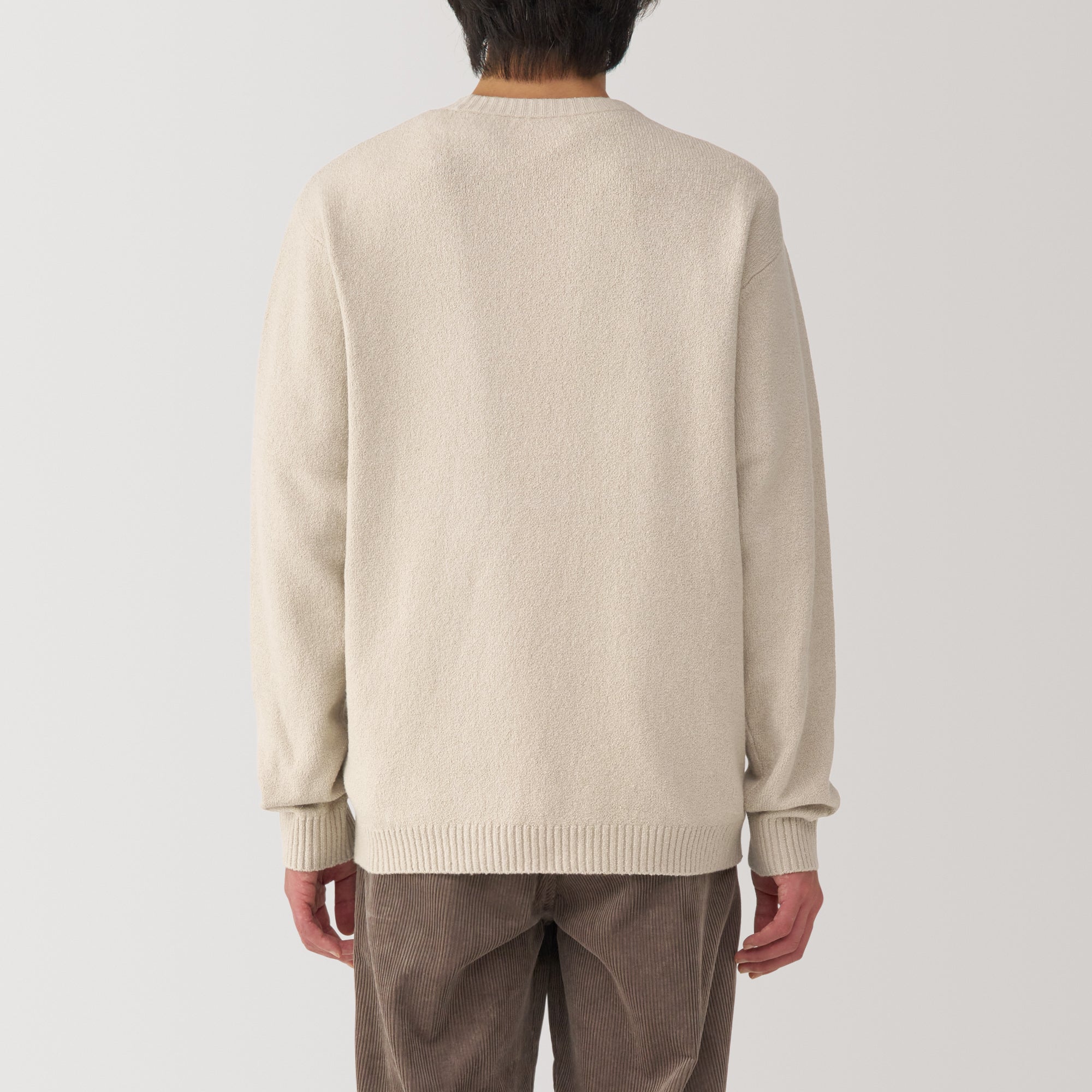 Men's Soy Fiber Mid-Gauge Crewneck Sweater