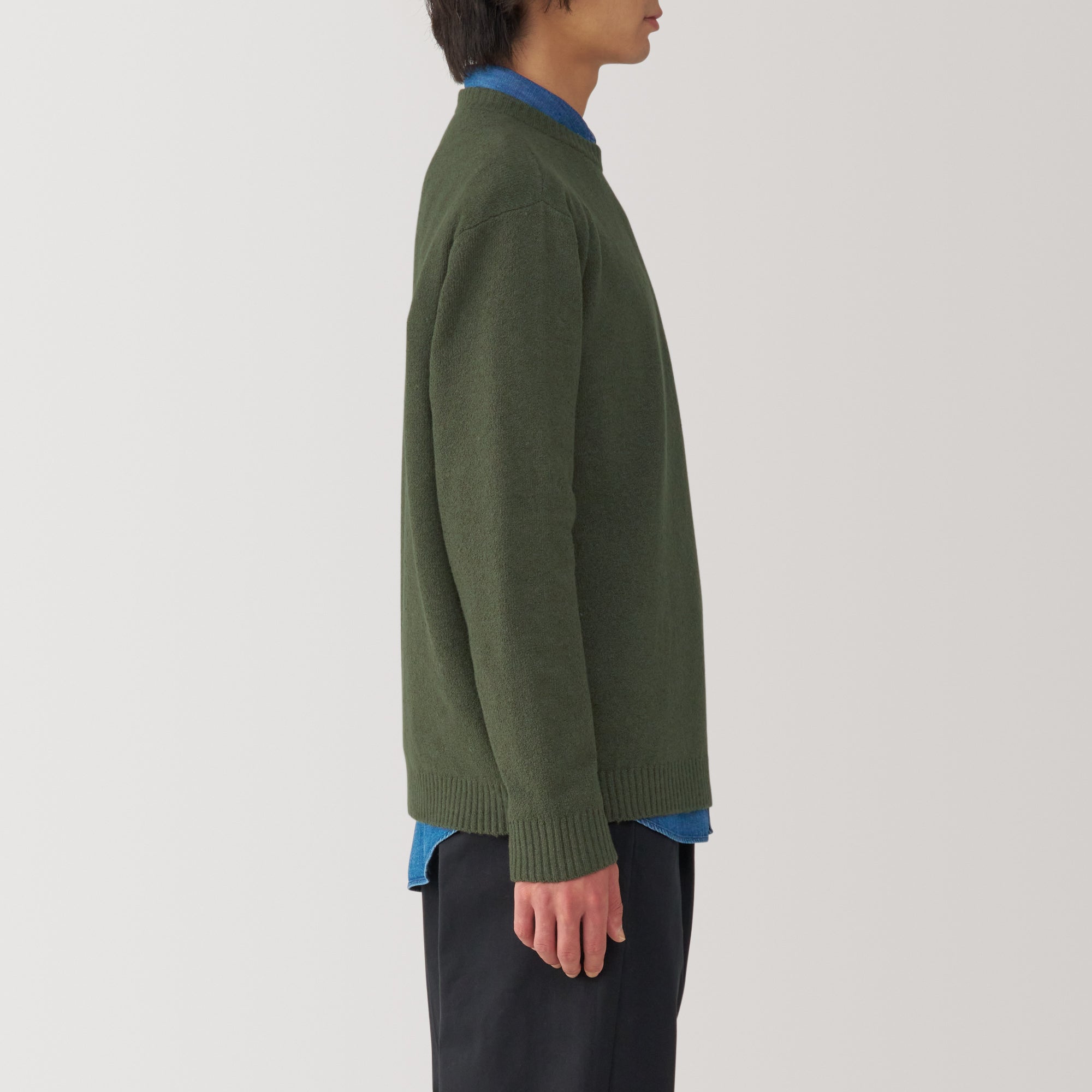 Men's Soy Fiber Mid-Gauge Crewneck Sweater
