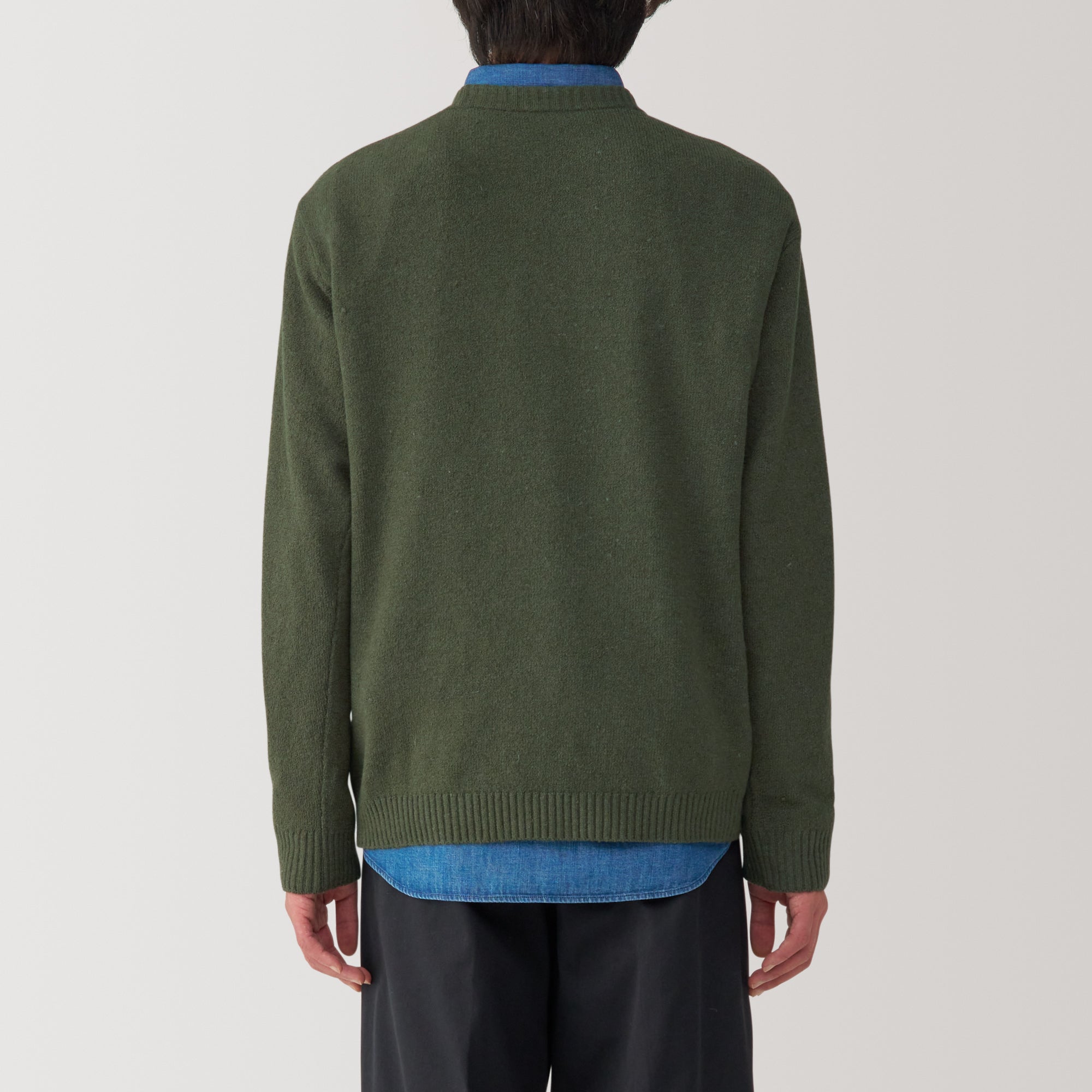 Men's Soy Fiber Mid-Gauge Crewneck Sweater