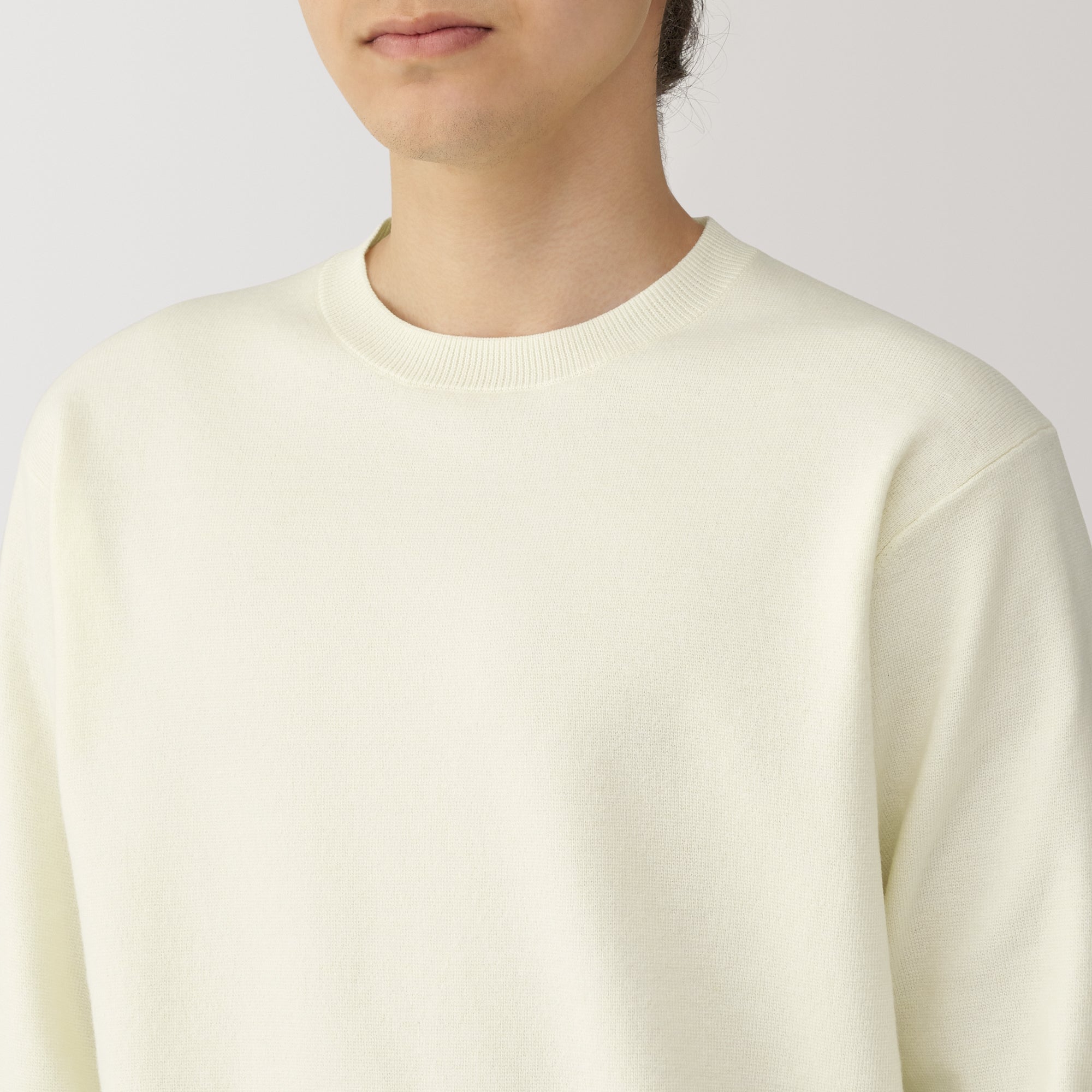 Men's Washed Milano Ribbed Crewneck Sweater