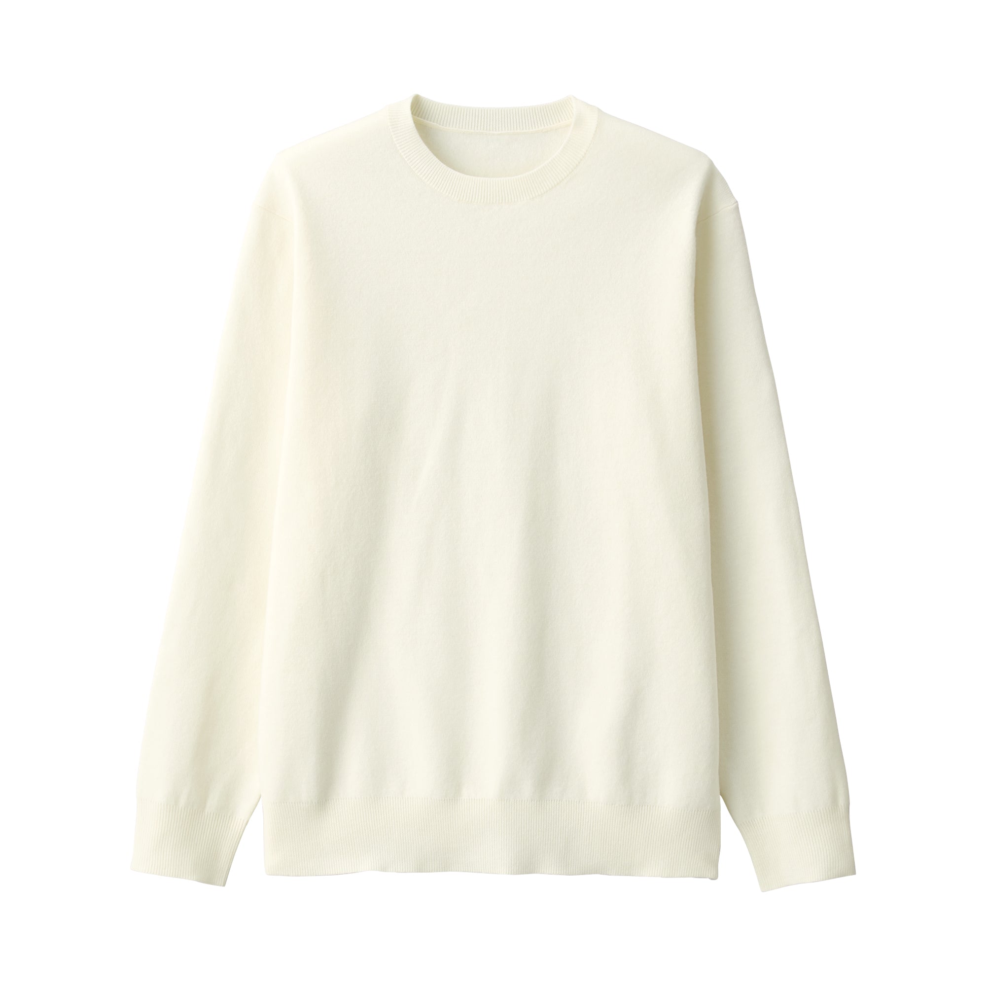 Men's Washed Milano Ribbed Crewneck Sweater