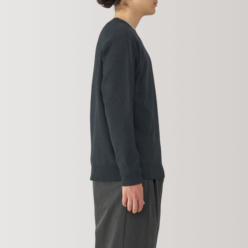 Men's Washed Milano Ribbed Crewneck Sweater