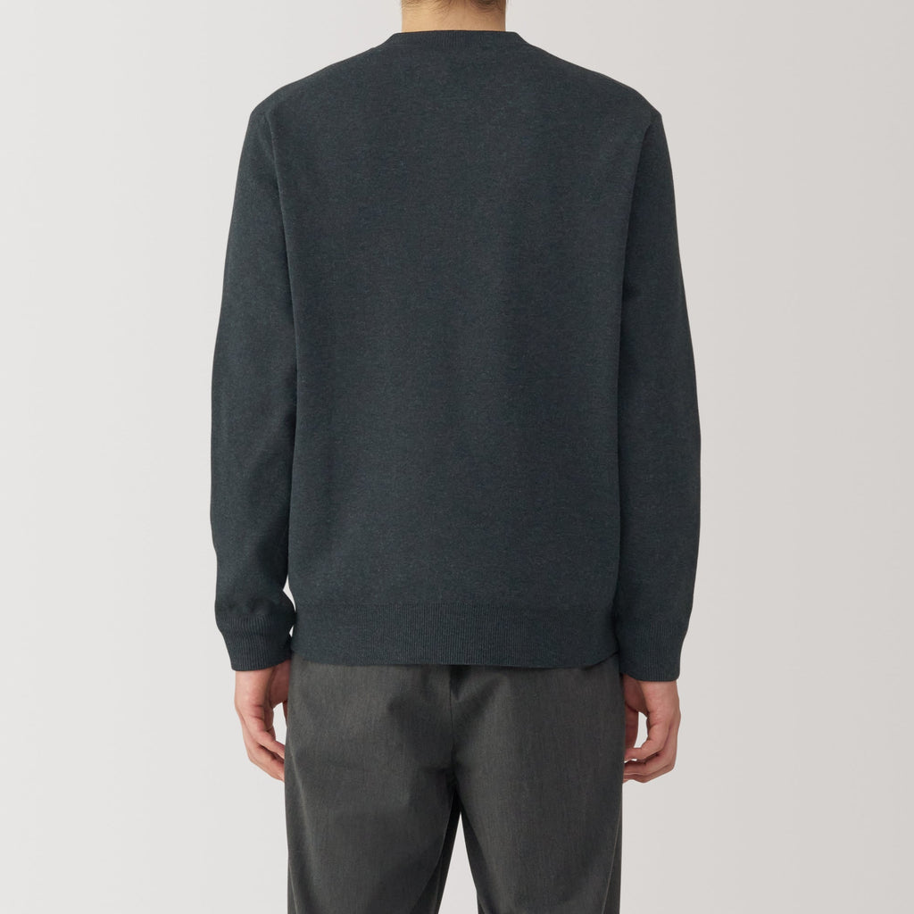 Men's Washed Milano Ribbed Crewneck Sweater