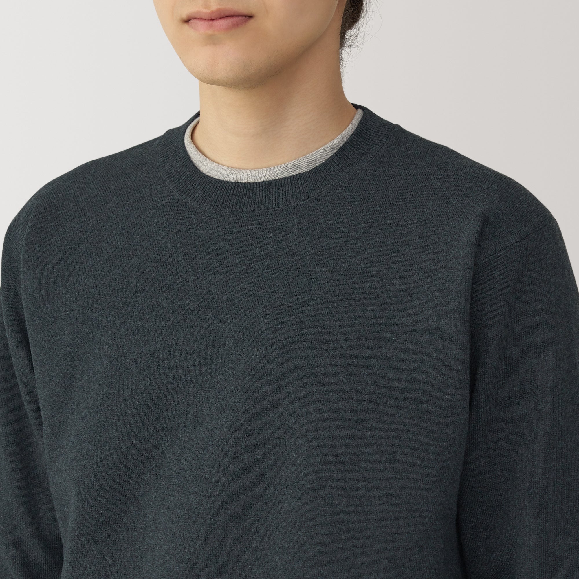 Men's Washed Milano Ribbed Crewneck Sweater
