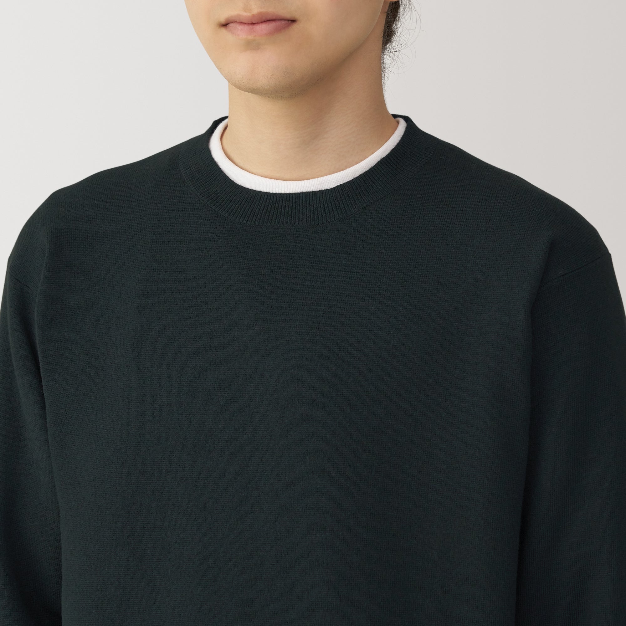 Men's Washed Milano Ribbed Crewneck Sweater