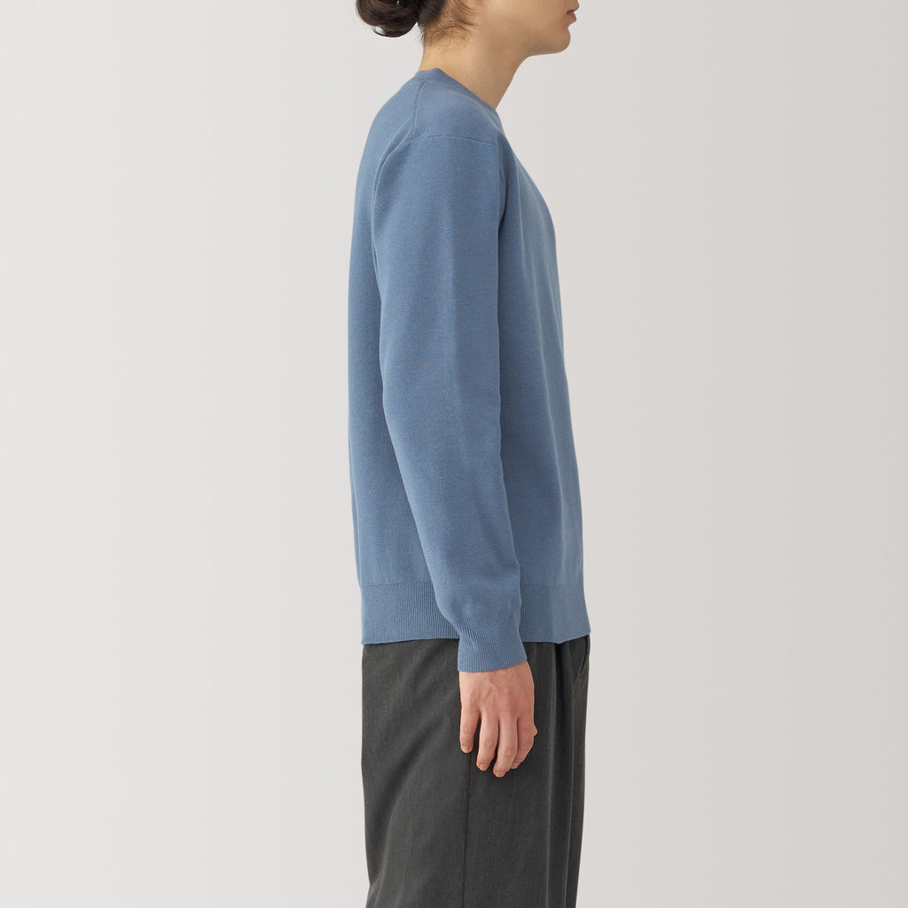 Men's Washed Milano Ribbed Crewneck Sweater