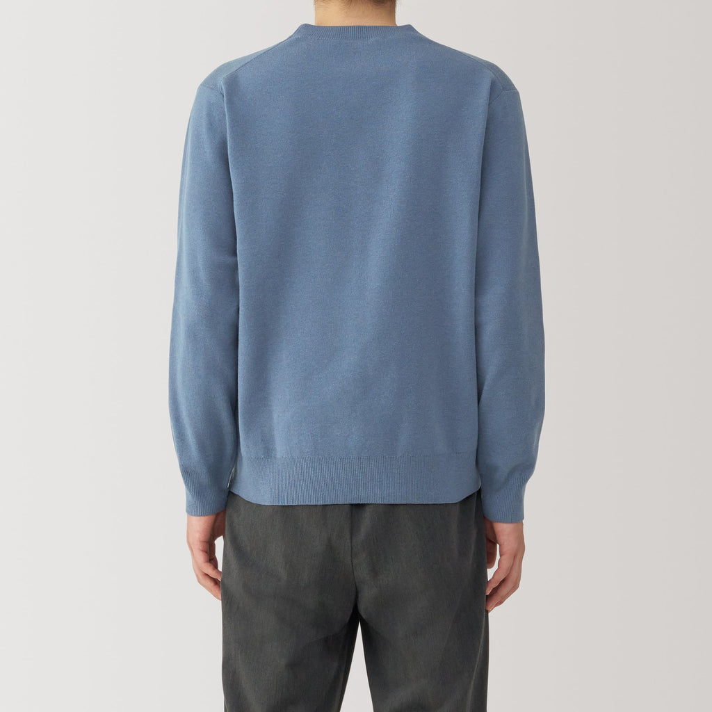 Men's Washed Milano Ribbed Crewneck Sweater