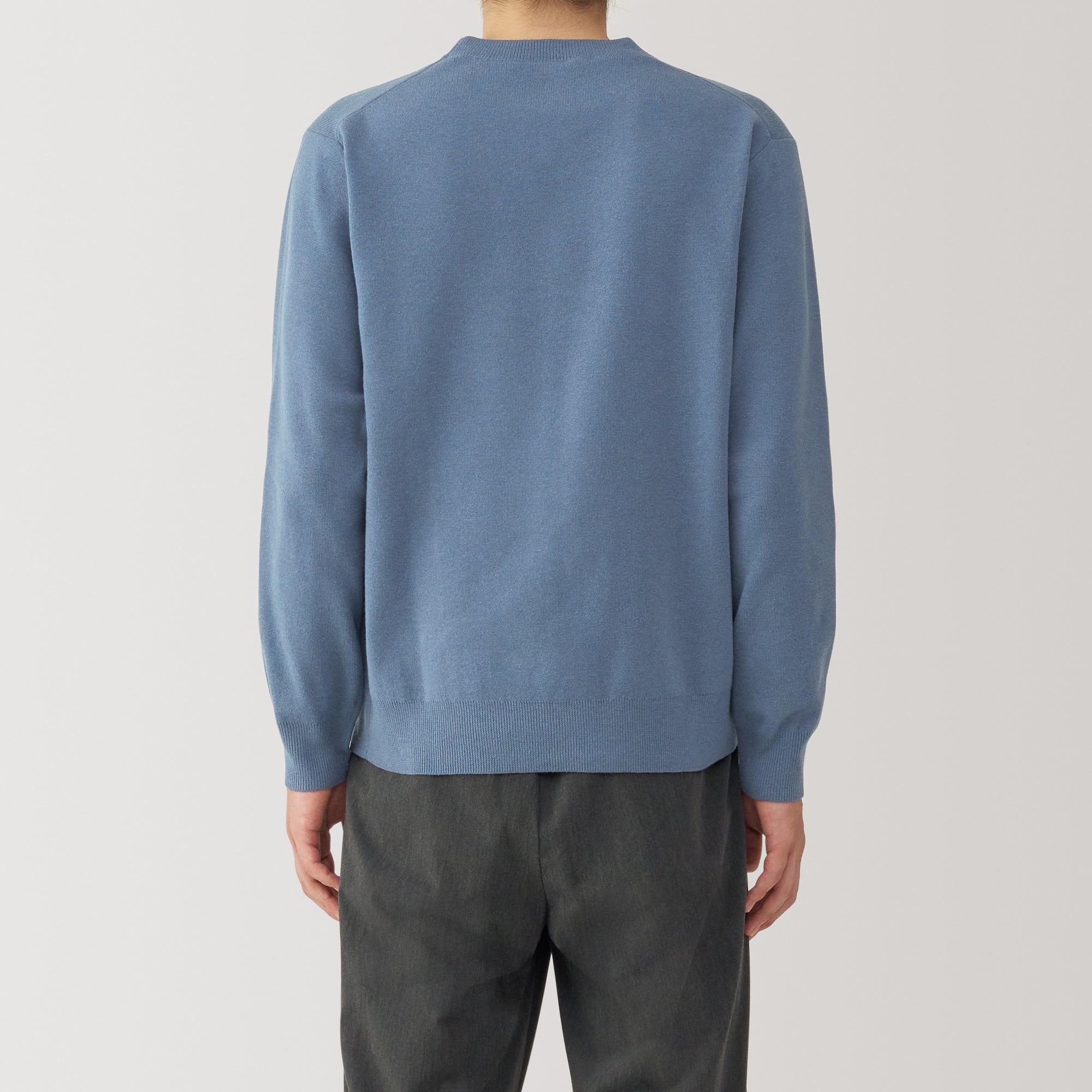 Men's Washed Milano Ribbed Crewneck Sweater
