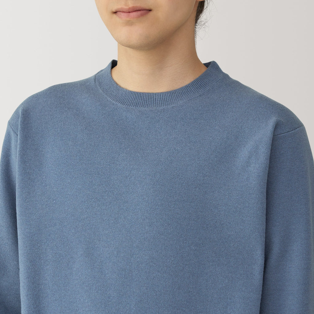 Men's Washed Milano Ribbed Crewneck Sweater