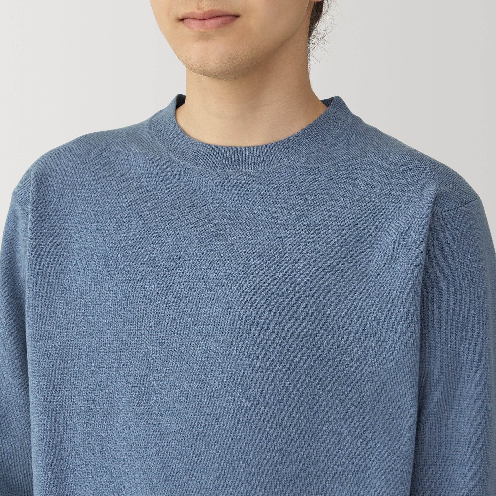 Men's Washed Milano Ribbed Crewneck Sweater