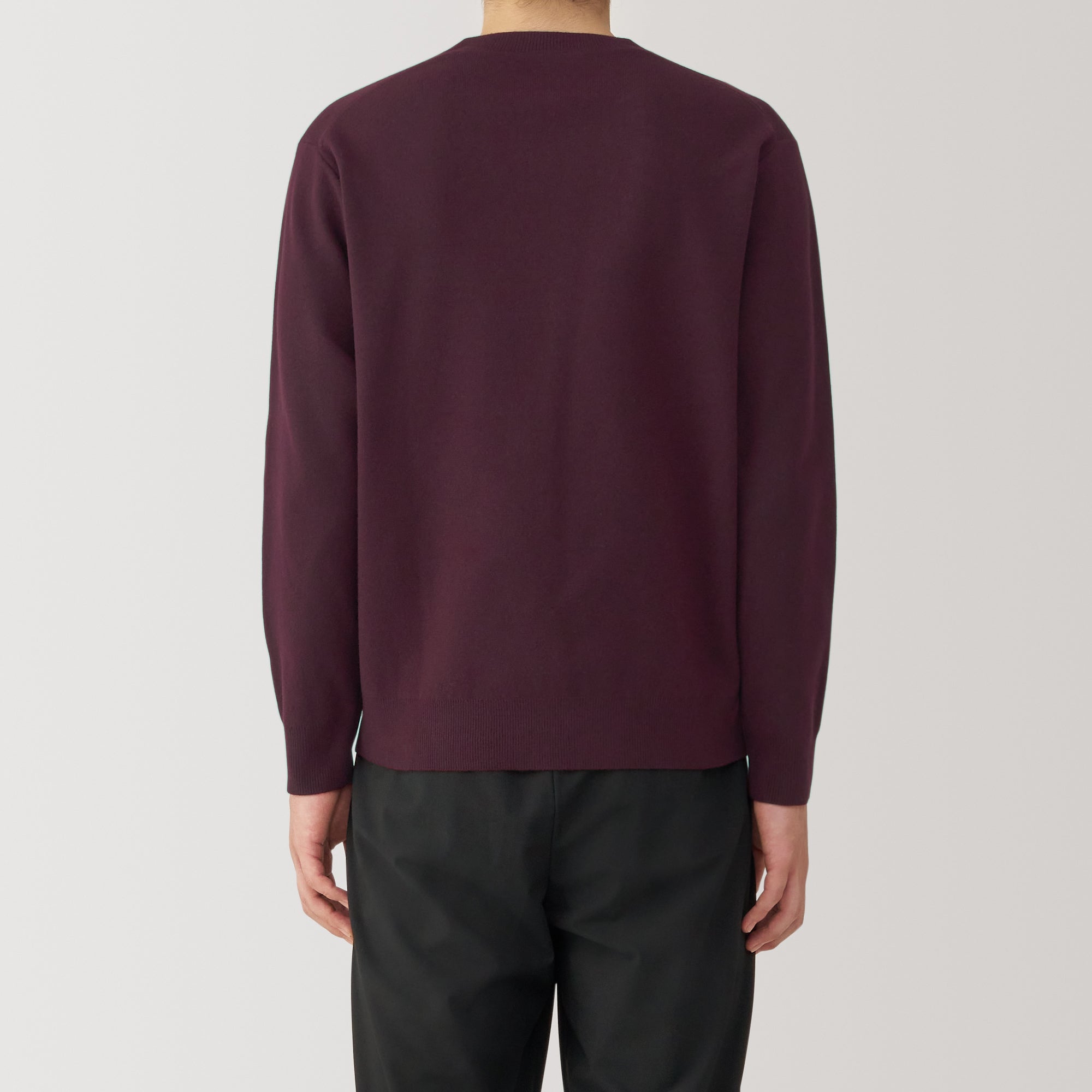 Men's Washed Milano Ribbed Crewneck Sweater