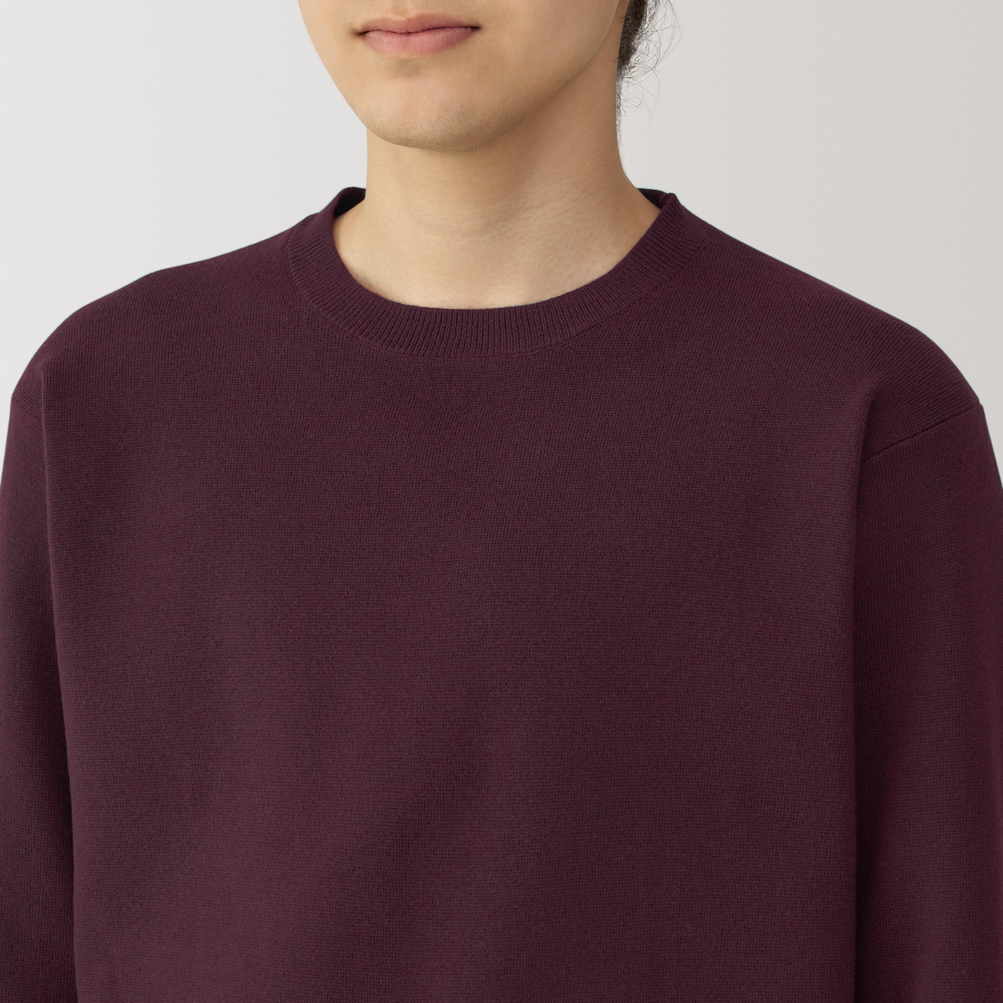 Men's Washed Milano Ribbed Crewneck Sweater