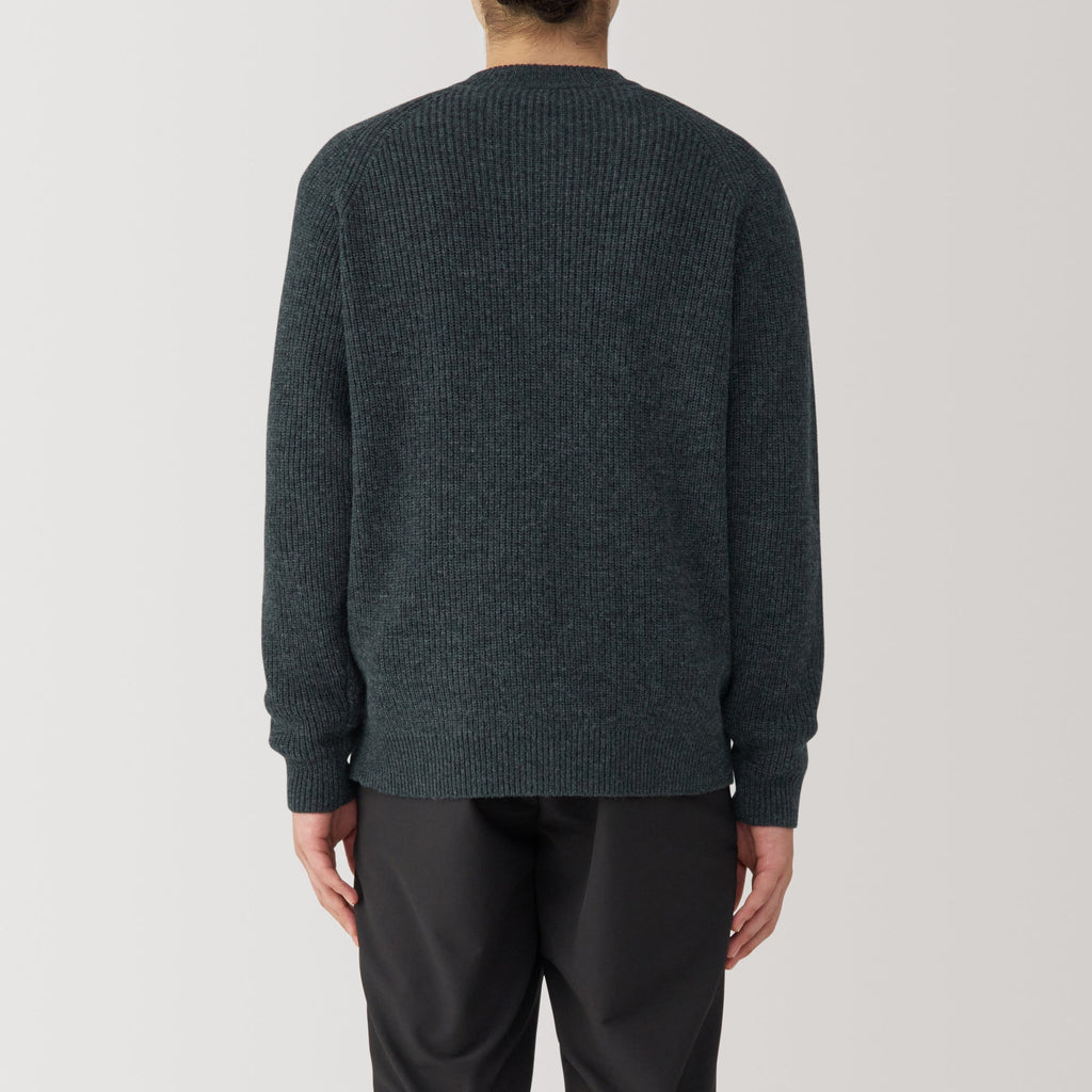 Men's Mid-Gauge V Neck Sweater