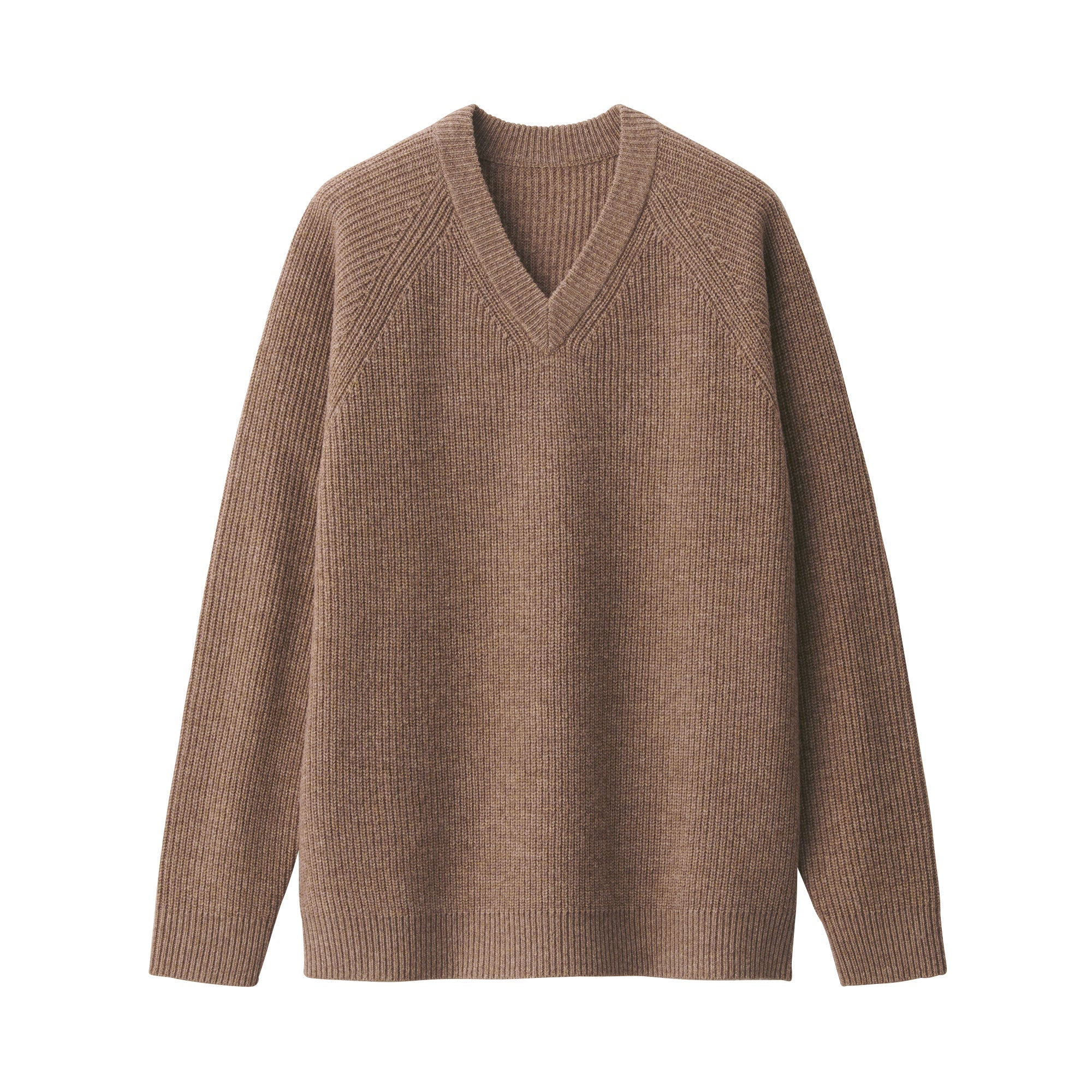 Men's Mid-Gauge V Neck Sweater