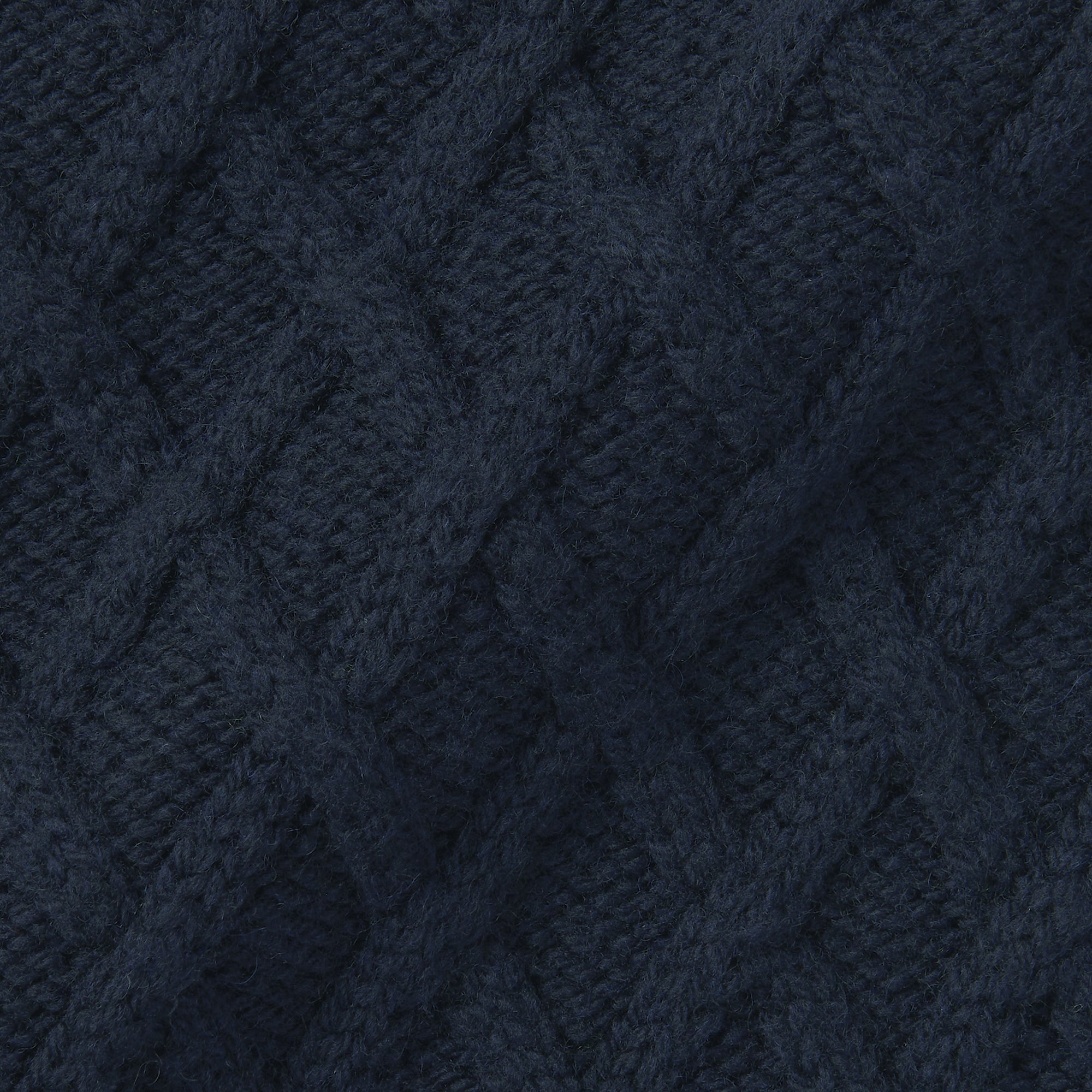 Men's Andes Wool Cable Knit Crew Neck Sweater