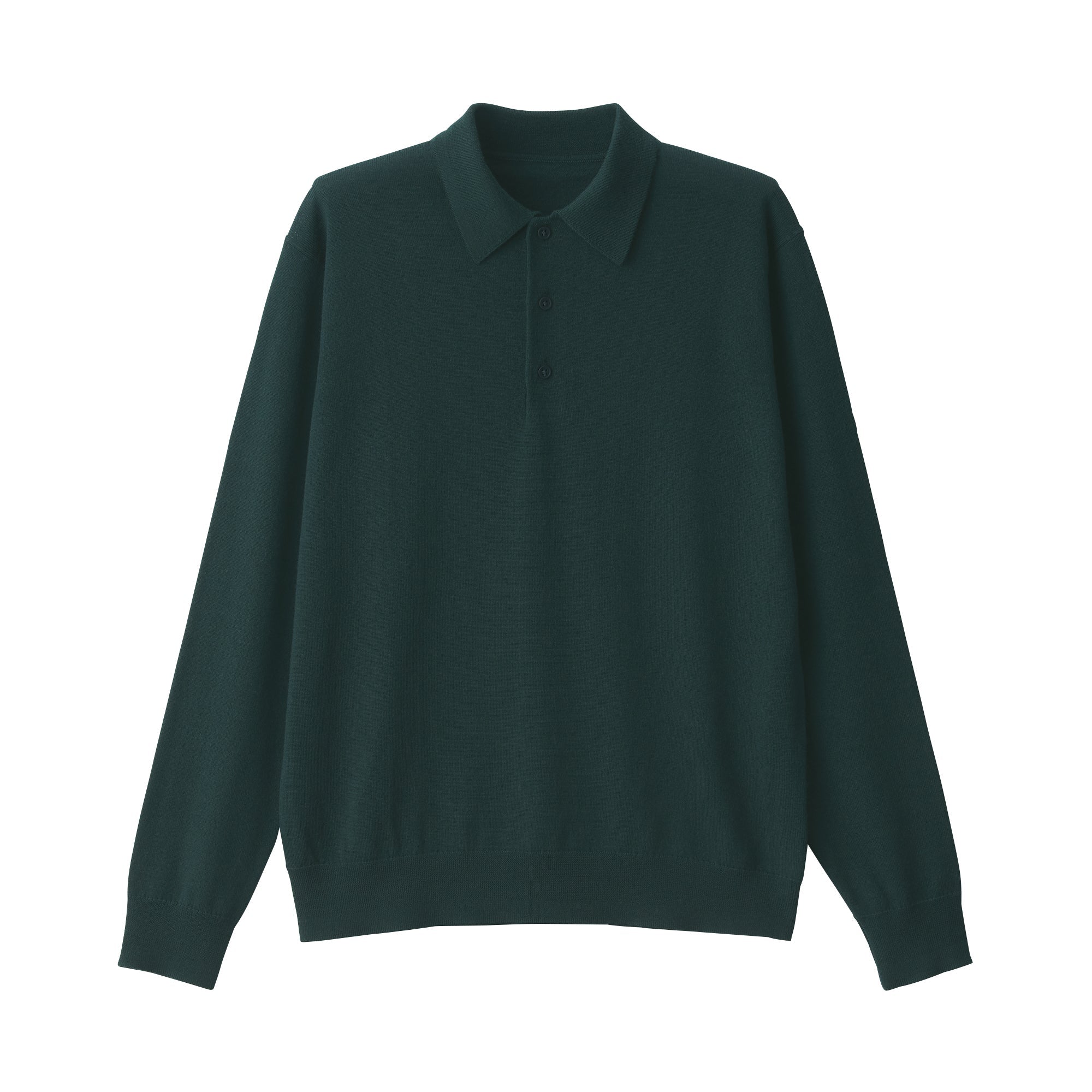 Men's Washable High-Gauge Polo Sweater