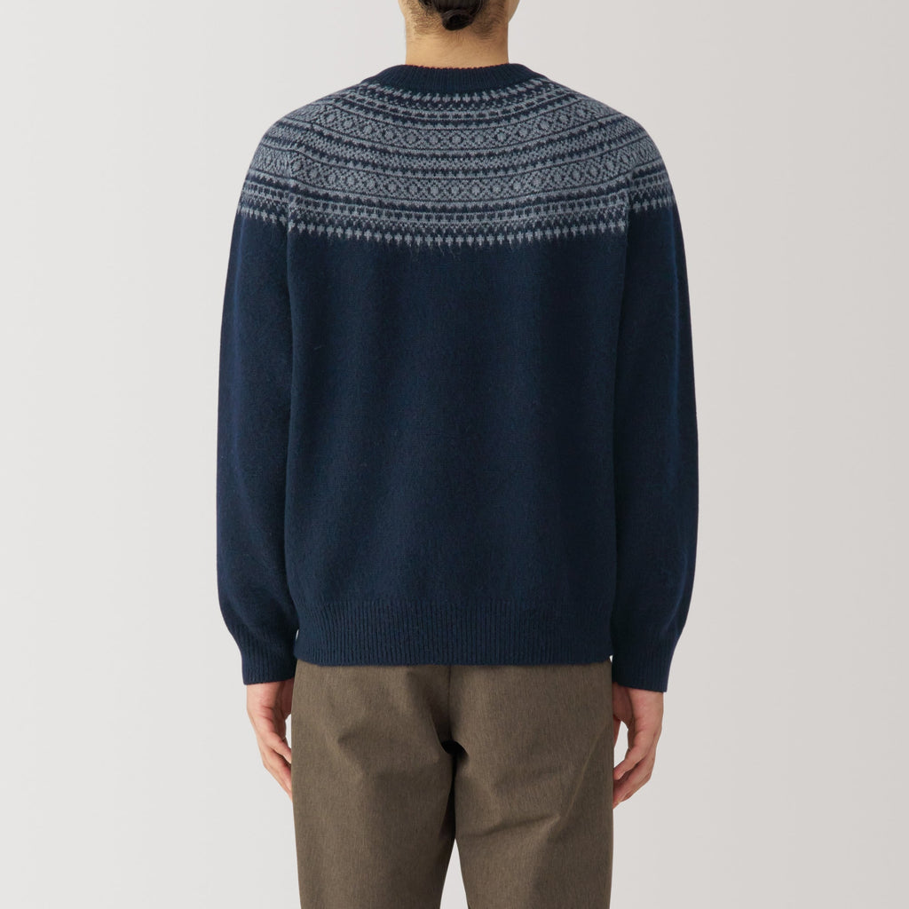 Men's Andes Wool Brushed Weave Crewneck Sweater