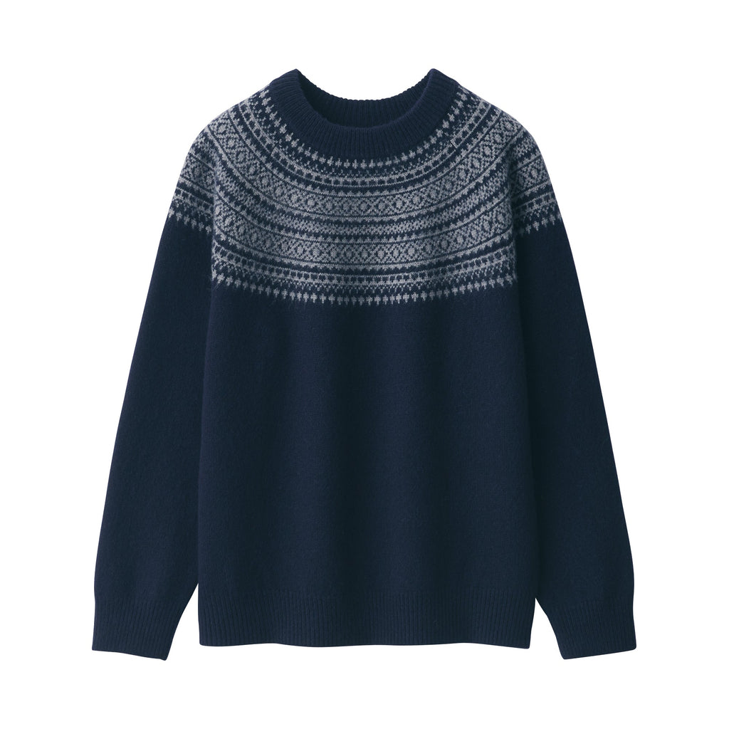 Men's Andes Wool Brushed Weave Crewneck Sweater