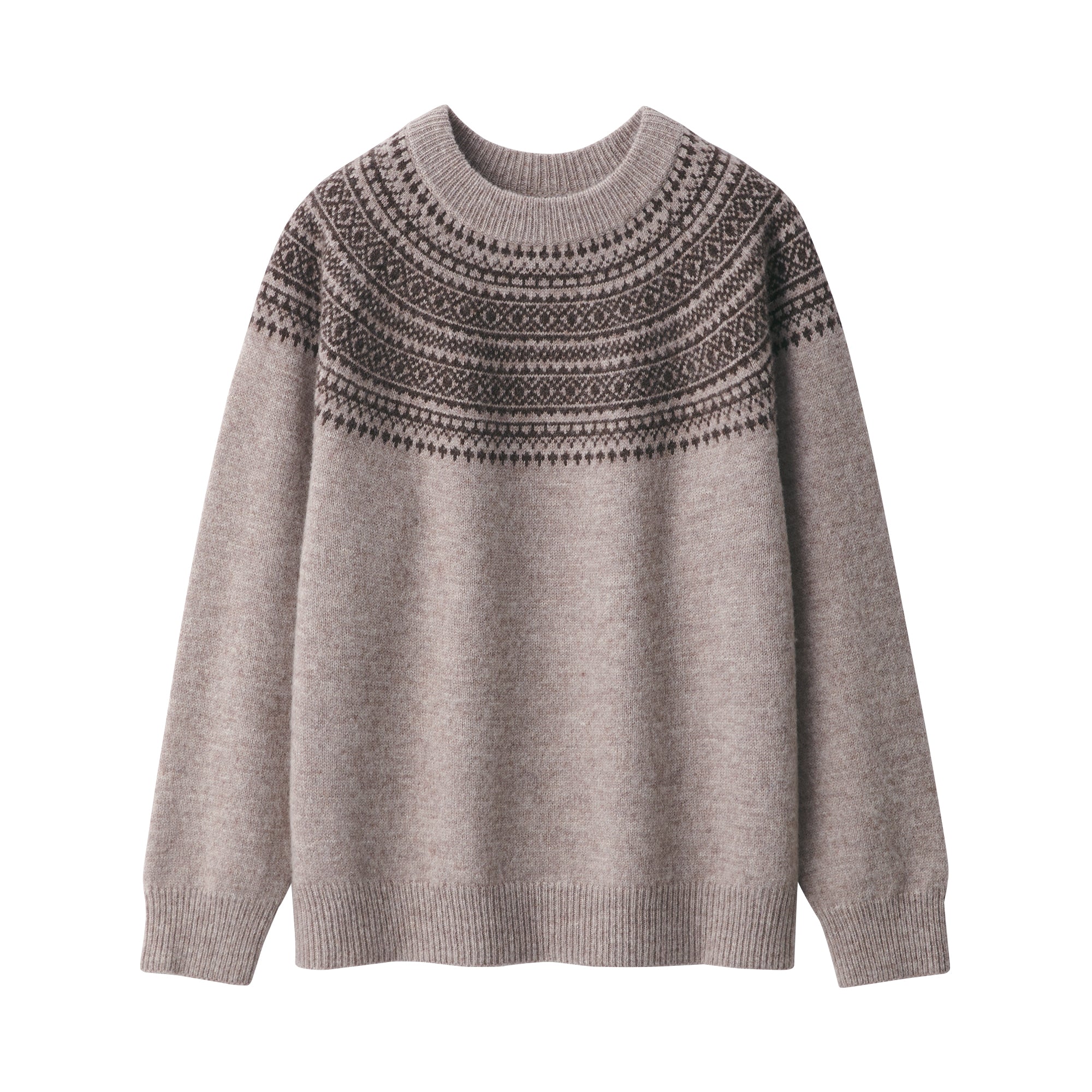 Men's Andes Wool Brushed Weave Crewneck Sweater