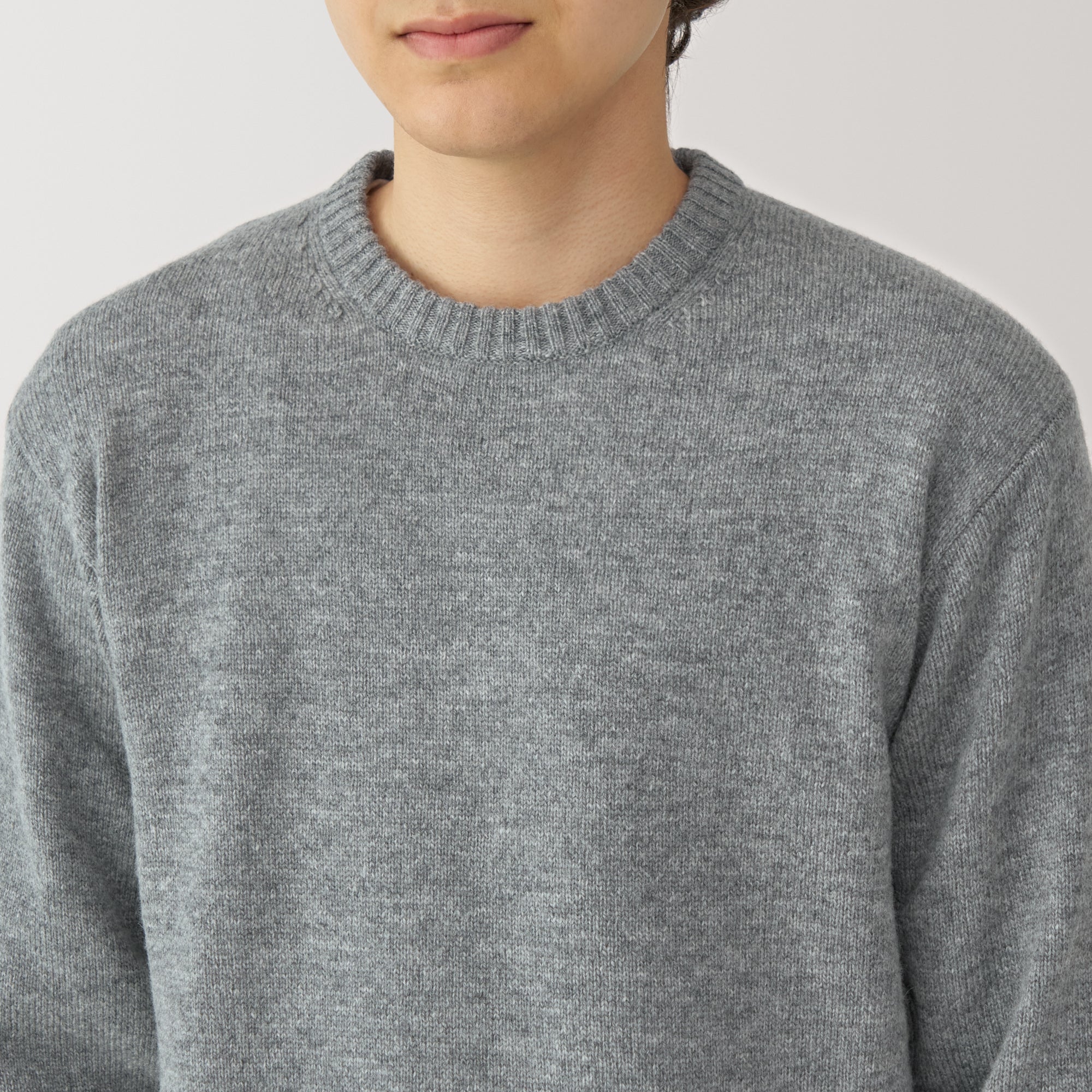 Men's Washable Mid-Gauge Crewneck Sweater