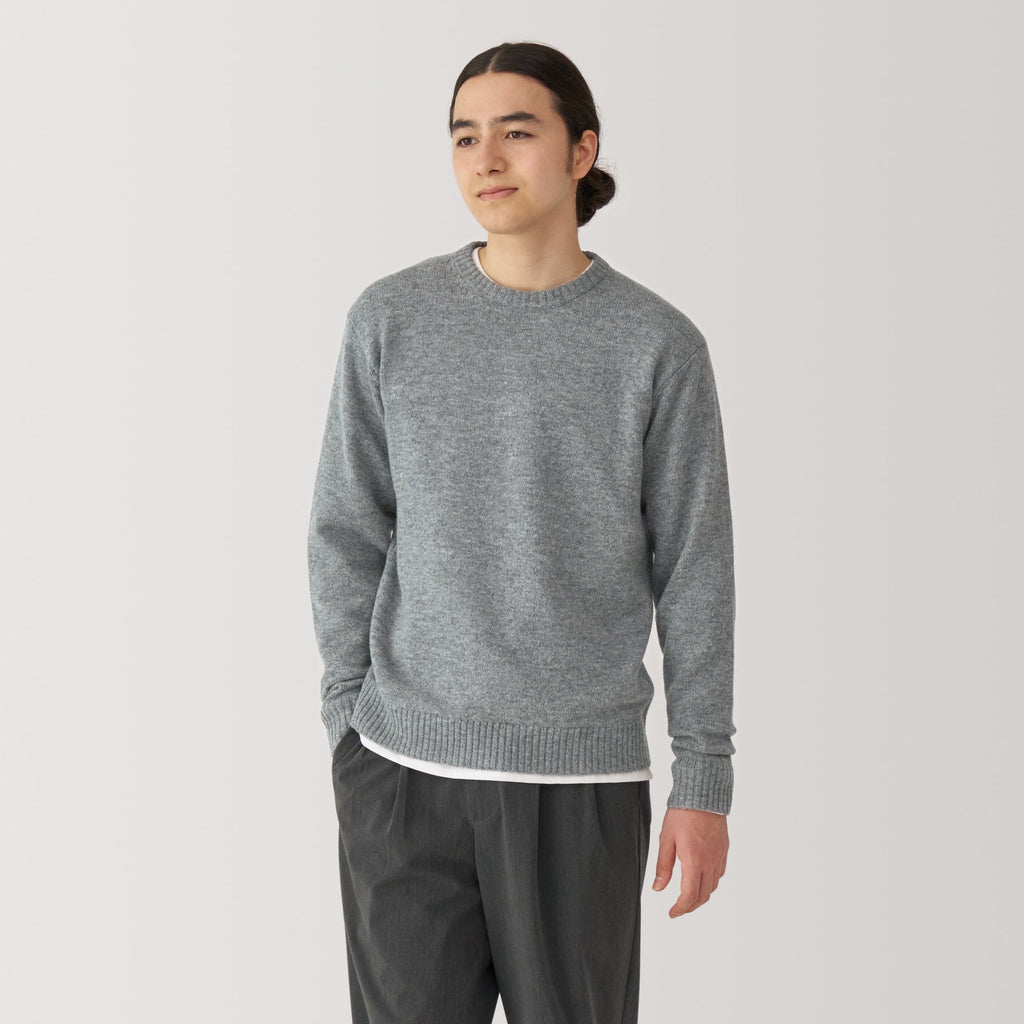 Men's Washable Mid-Gauge Crewneck Sweater