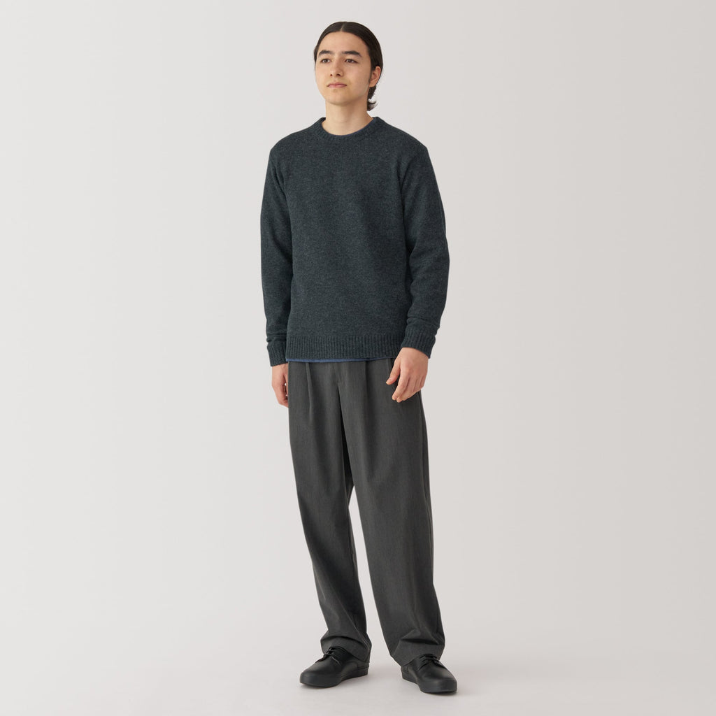 Men's Washable Mid-Gauge Crewneck Sweater