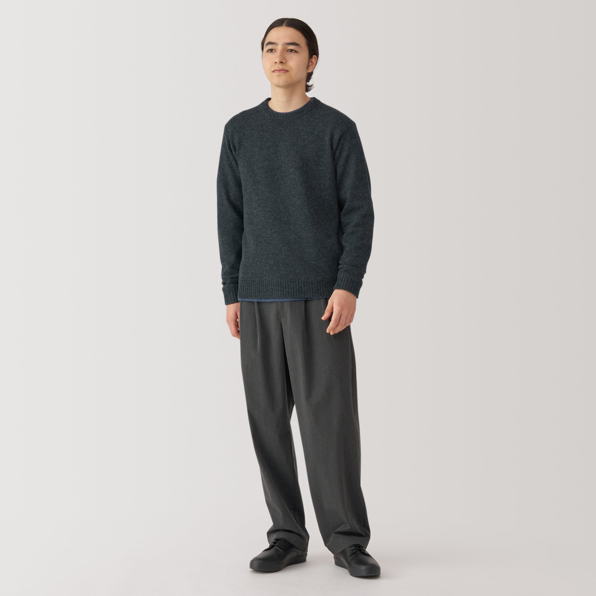 Men's Washable Mid-Gauge Crewneck Sweater