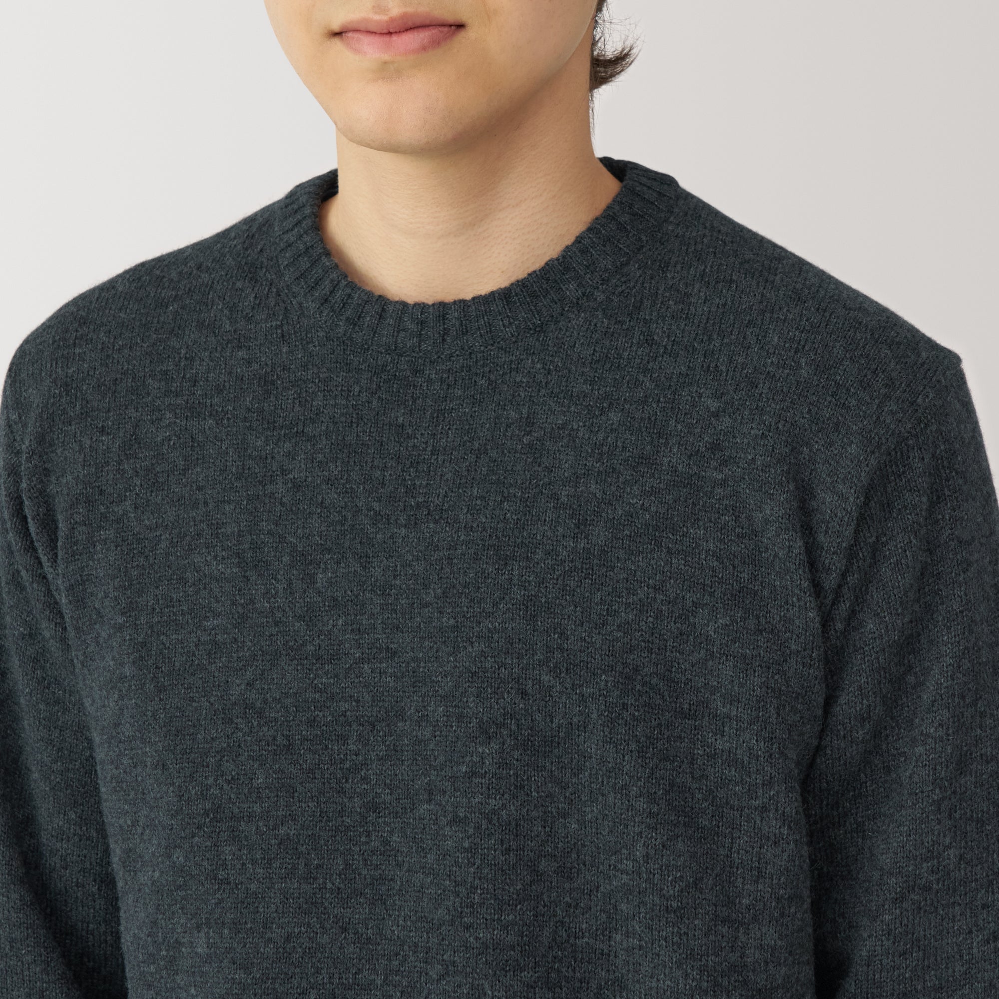 Men's Washable Mid-Gauge Crewneck Sweater