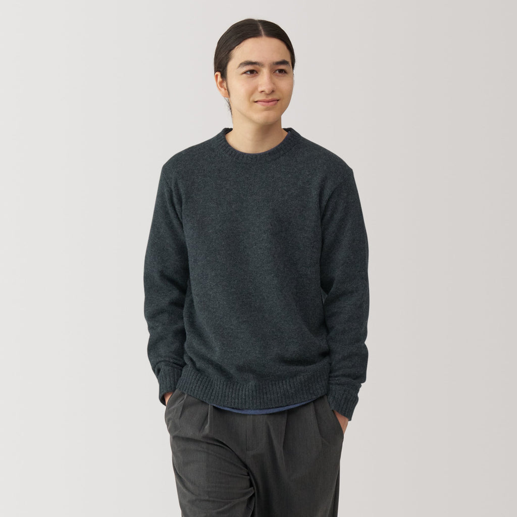 Men's Washable Mid-Gauge Crewneck Sweater