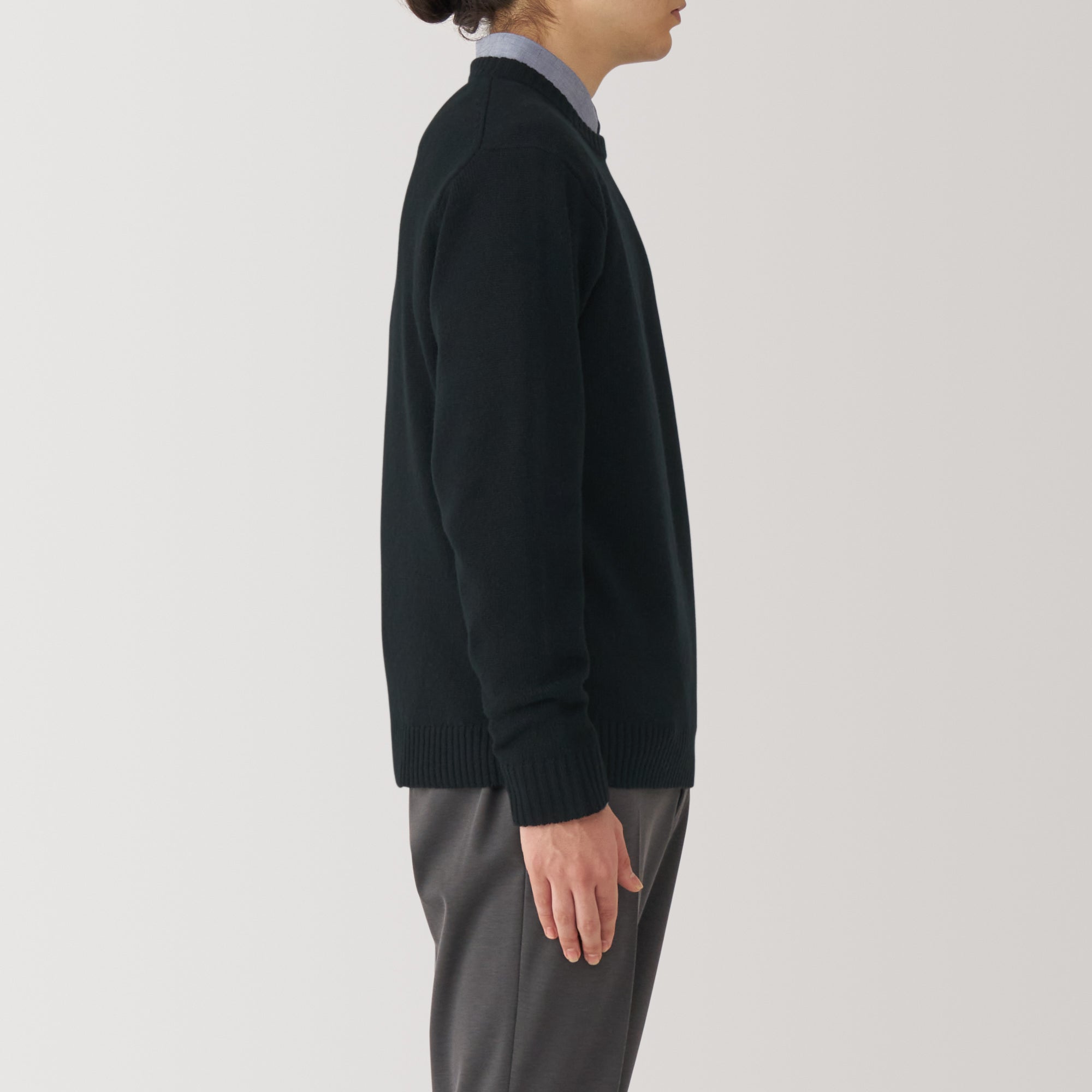 Men's Washable Mid-Gauge Crewneck Sweater